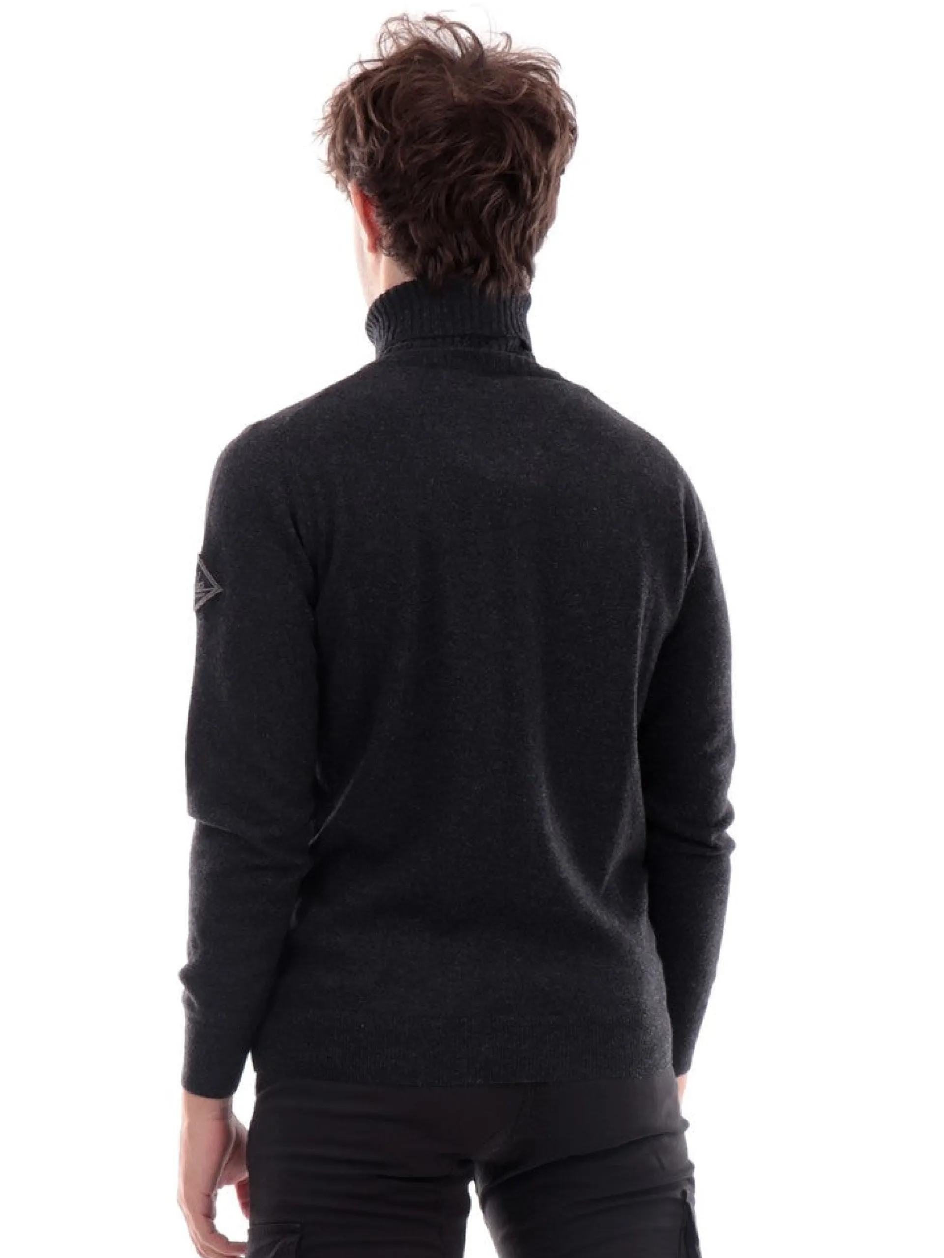 ROYROGERS Maglie*Maglione Roy Roger's nero da uomo Turtle Neck RU505CC57XXXX
