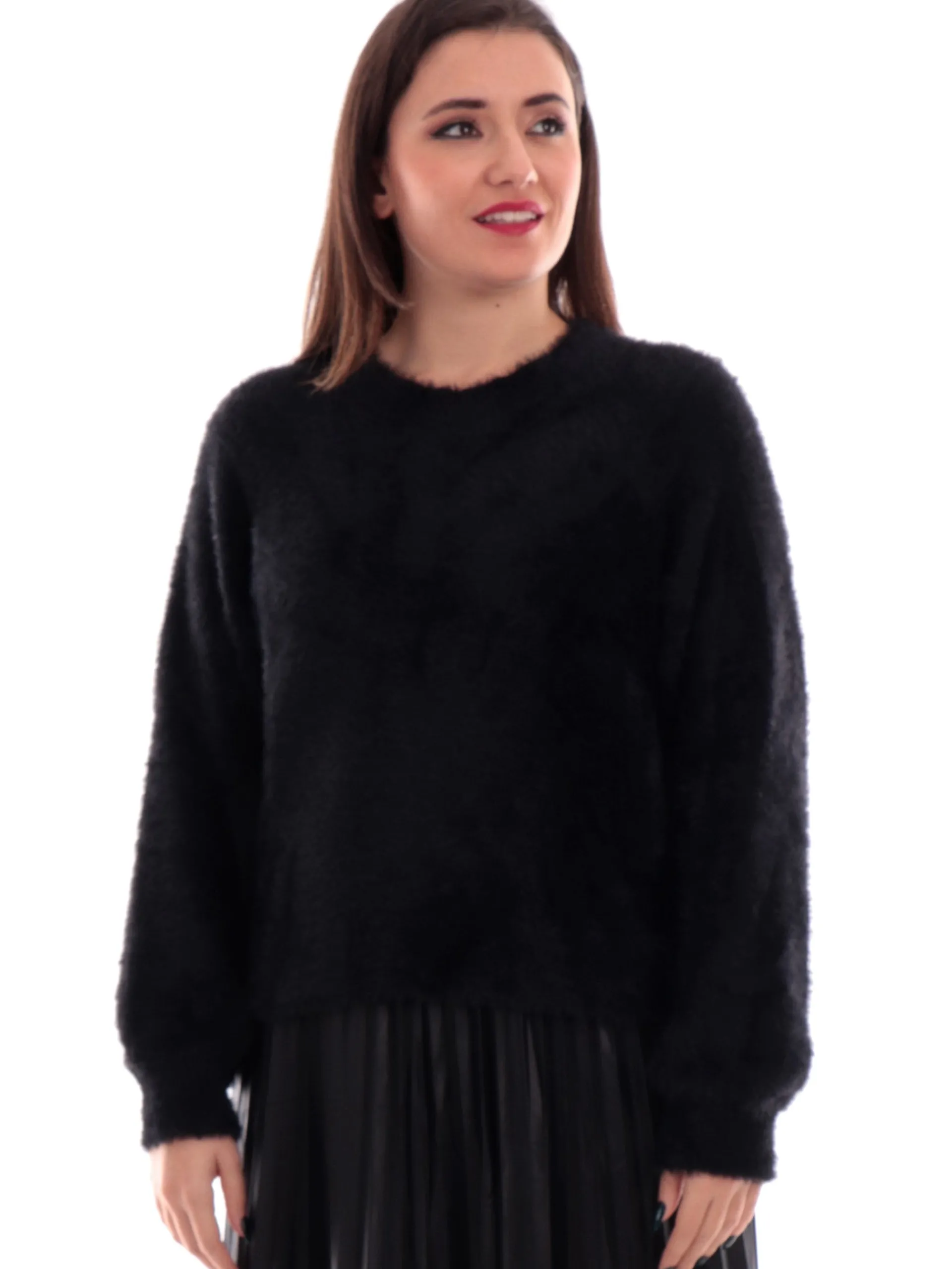 TIFFOSI Maglie*Maglione teddy nero Hathor 1 da donna 10056407