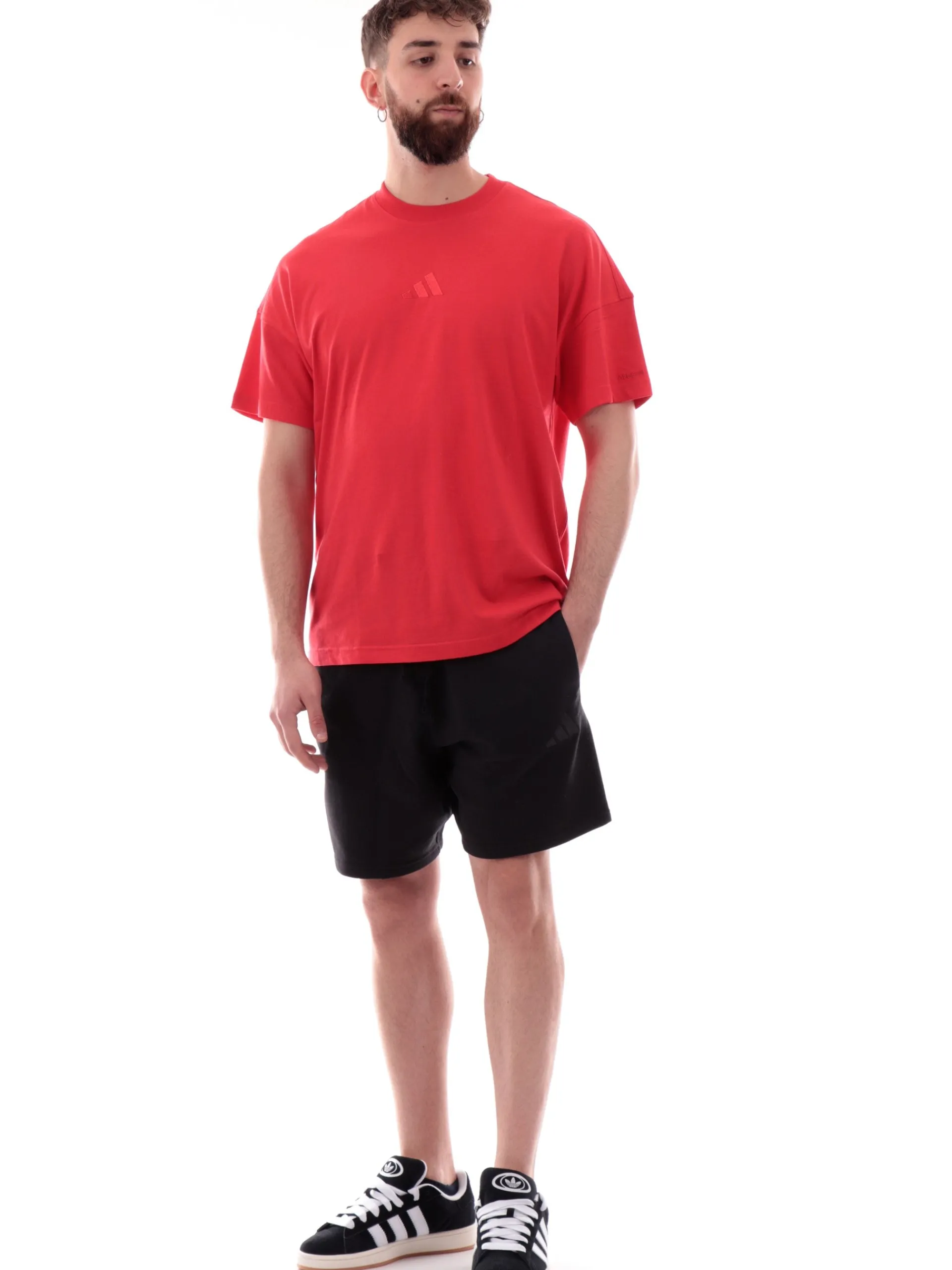 ADIDAS EQUIPMENT Bermuda*Pantaloncini Adidas neri logo Adidas ricamato da uomo IX1247