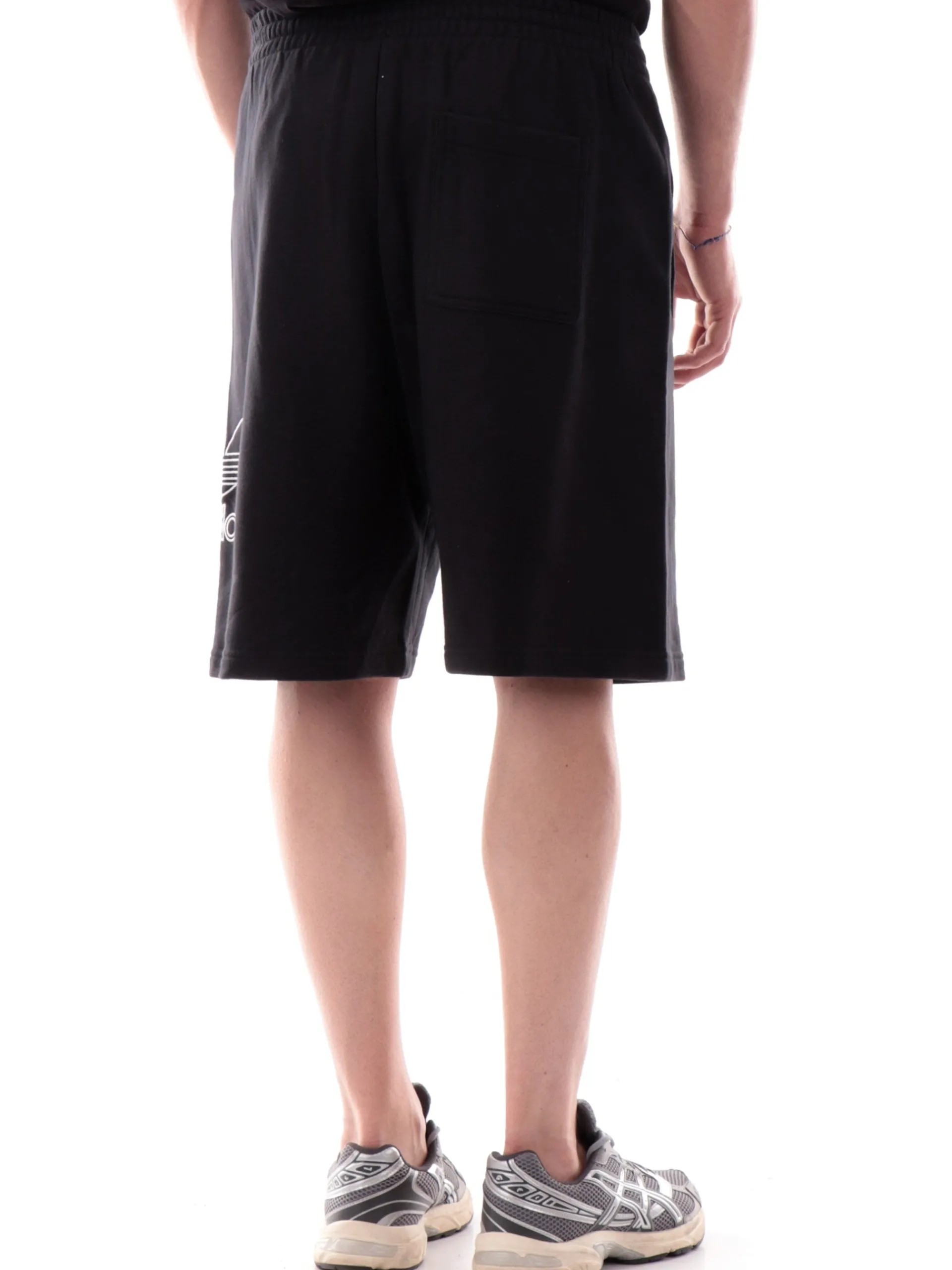 ADIDAS ORIGINALS Bermuda*Pantaloncini Adidas neri trifoglio ricamato da uomo JP2684