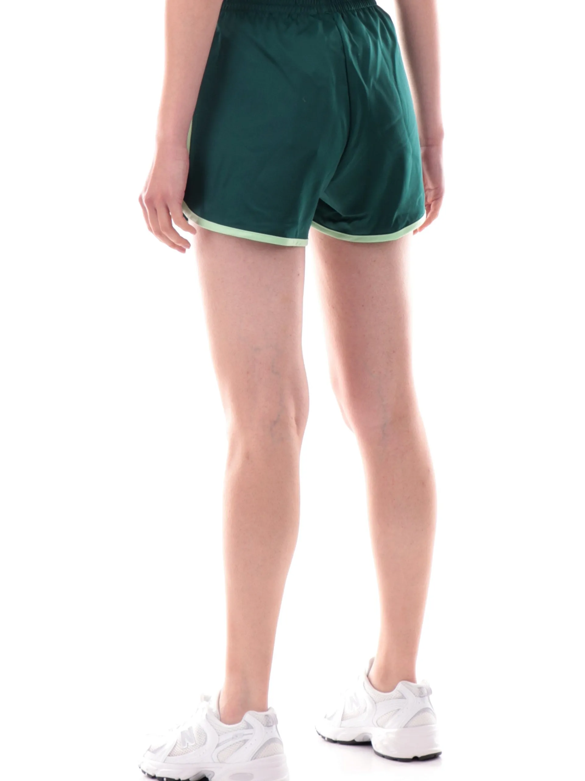 ADIDAS ORIGINALS Shorts*Pantaloncini Adidas verdi 3Stripes da donna Sprinter tessuto tecnico KA7737