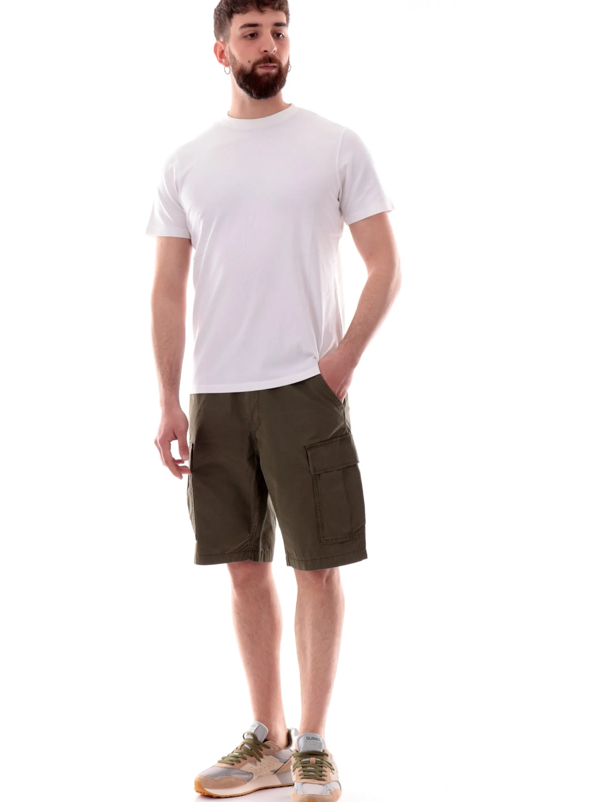LEVIS Bermuda*Pantaloncini Cargo verdi da uomo Carrier 001KG00