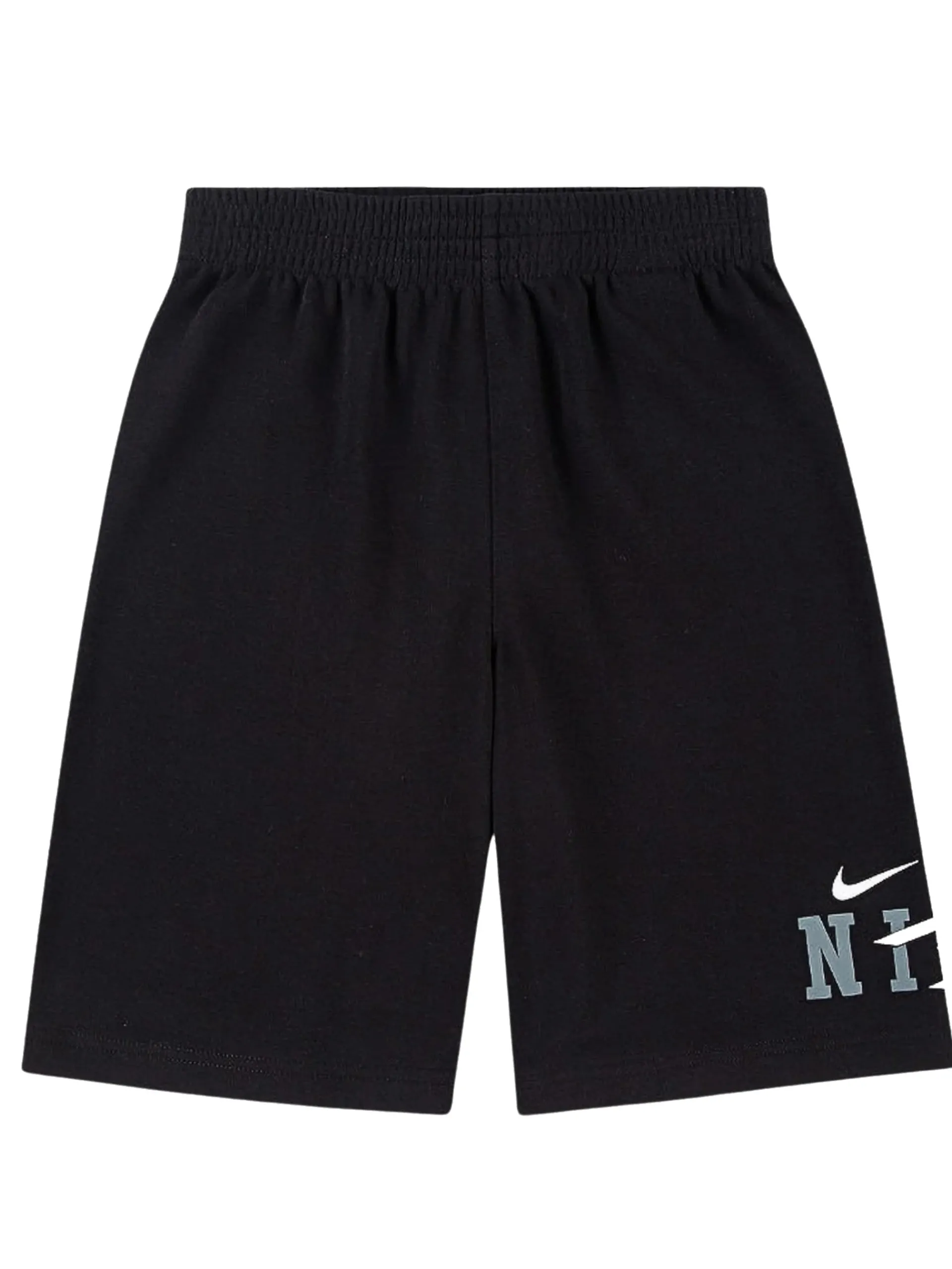 NIKE Bermuda*Pantaloncini 3Brand neri da bambino con logo Collegiate 9Q1090