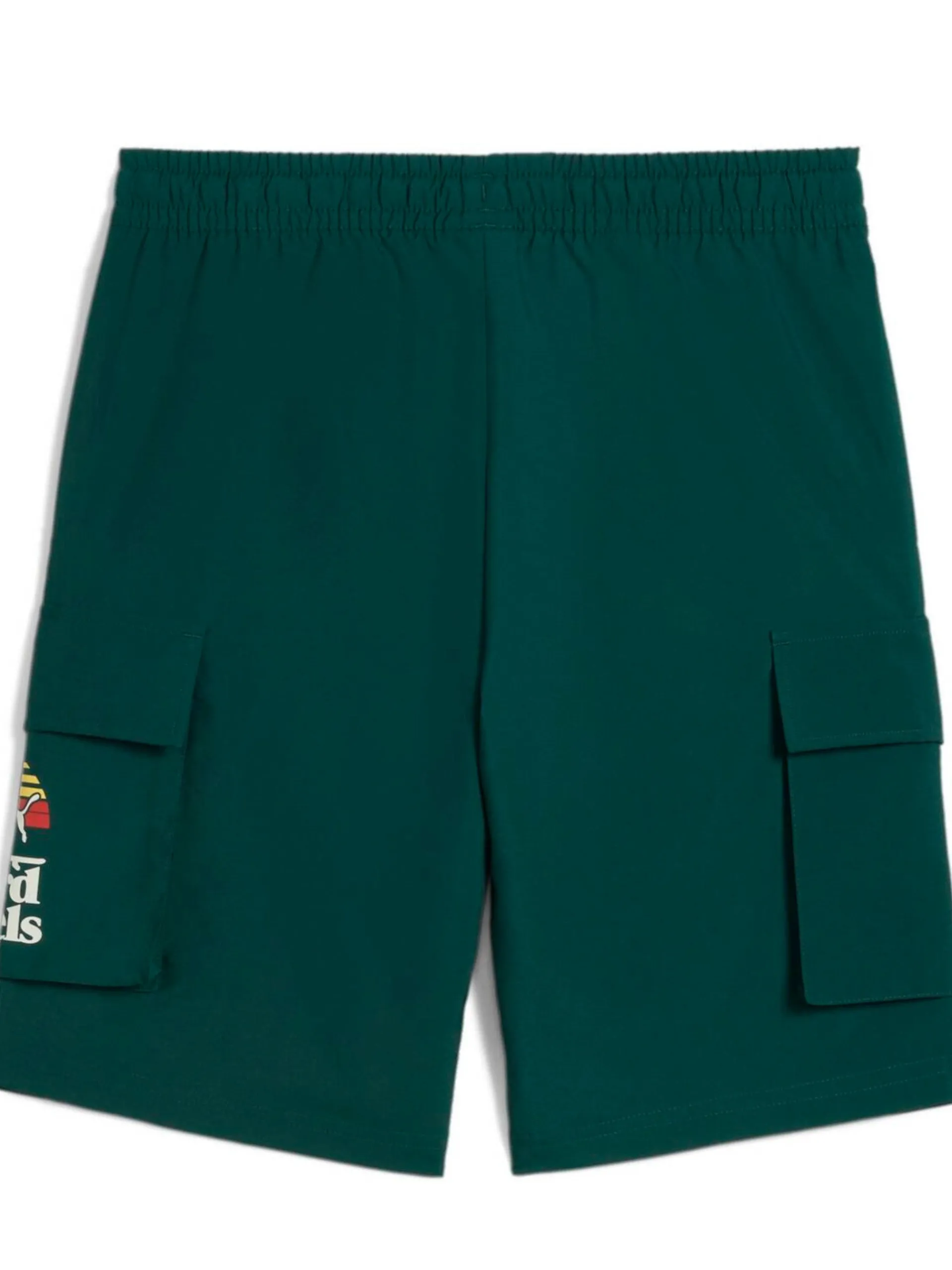 PUMA Bermuda*Pantaloncini cargo verdi da bambino tessuto tecnico 685154