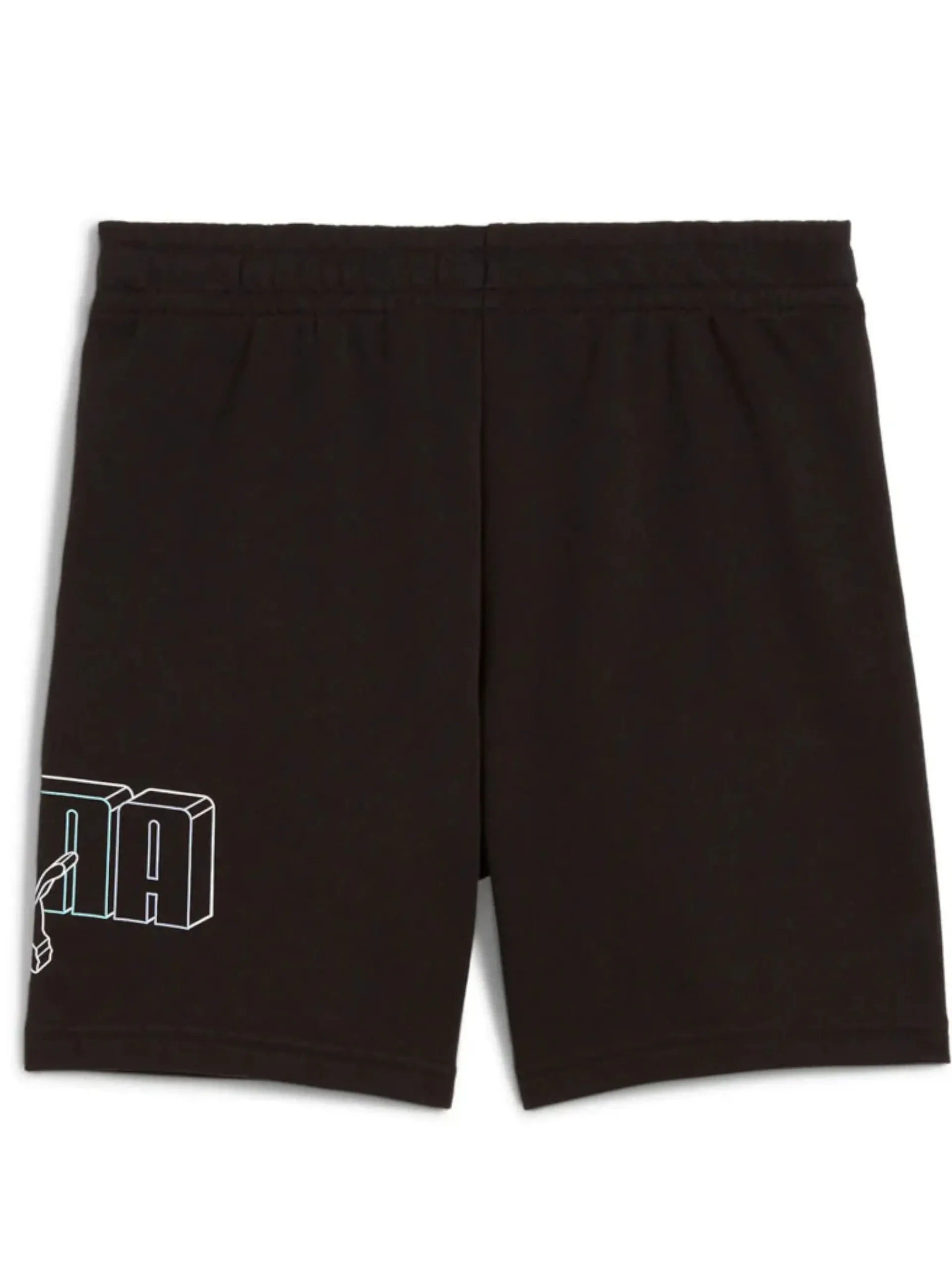 PUMA Bermuda*Pantaloncini neri da bambino con stampa logo lab 685859