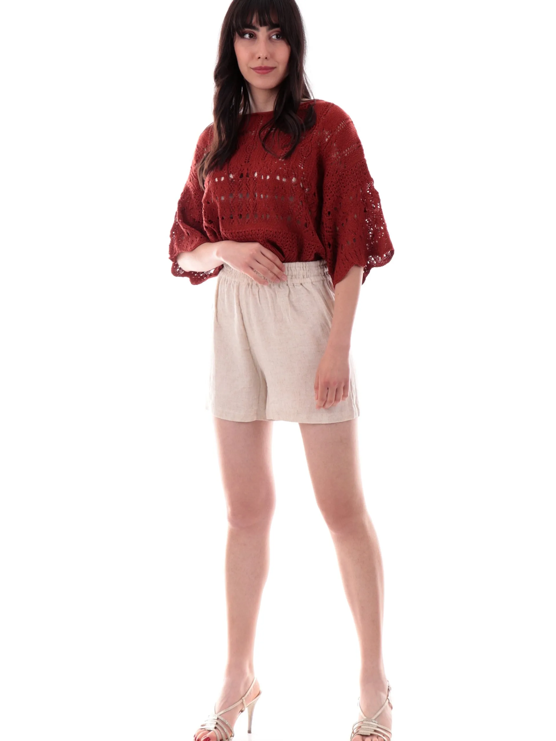 TIFFOSI Shorts*Pantaloncini Shorts beige bermuda da donna 10059980104