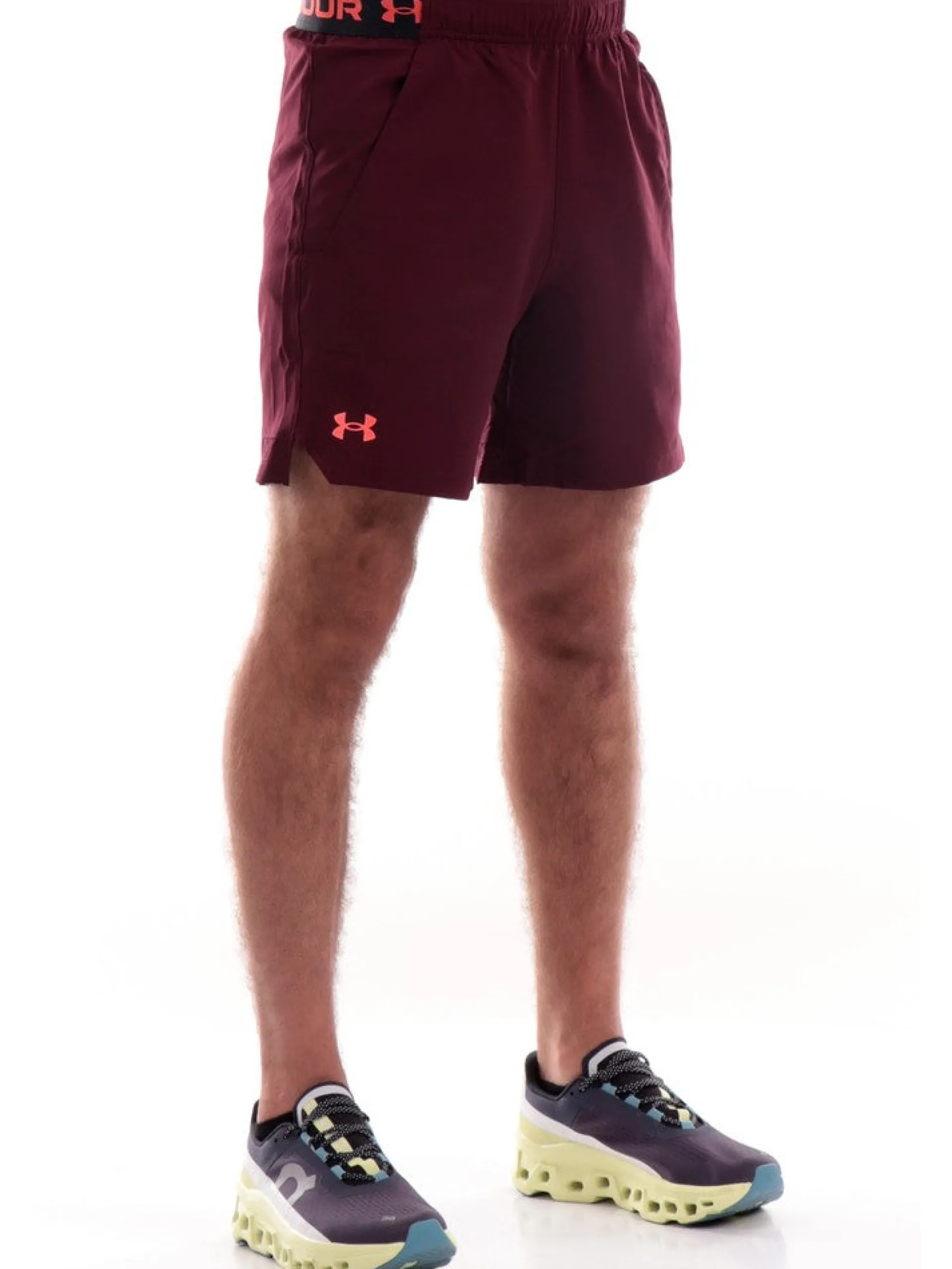 UNDER ARMOUR Bermuda*Pantaloncini bordeux da Uomo con elastico logo Vanish Woven Shorts 13737180