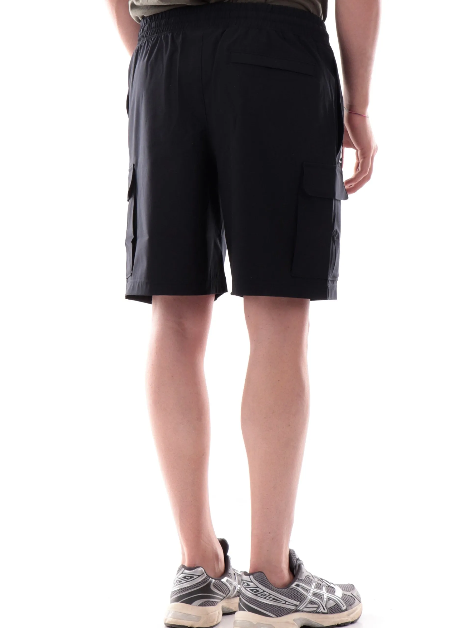 UNDER ARMOUR Bermuda*Pantaloncini cargo neri da uomo tessuto tecnico 13865600