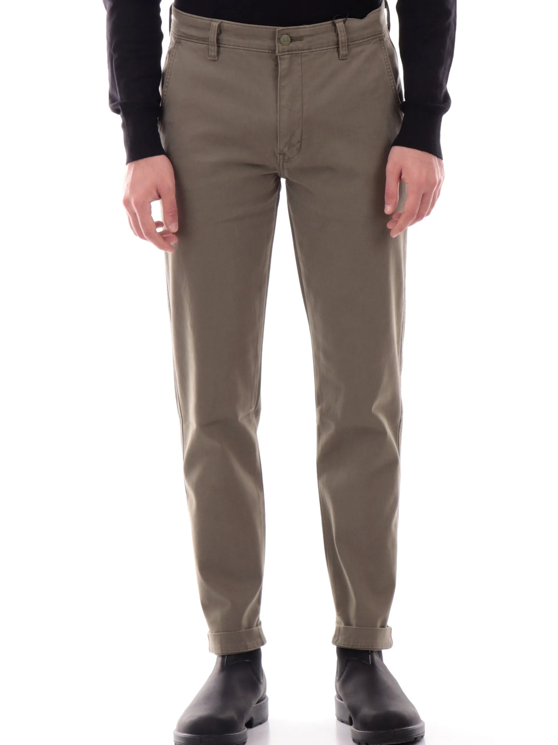 LEVIS Pantaloni*Pantalone Levi's 17199 XX Chino Slim Taper verde da uomo