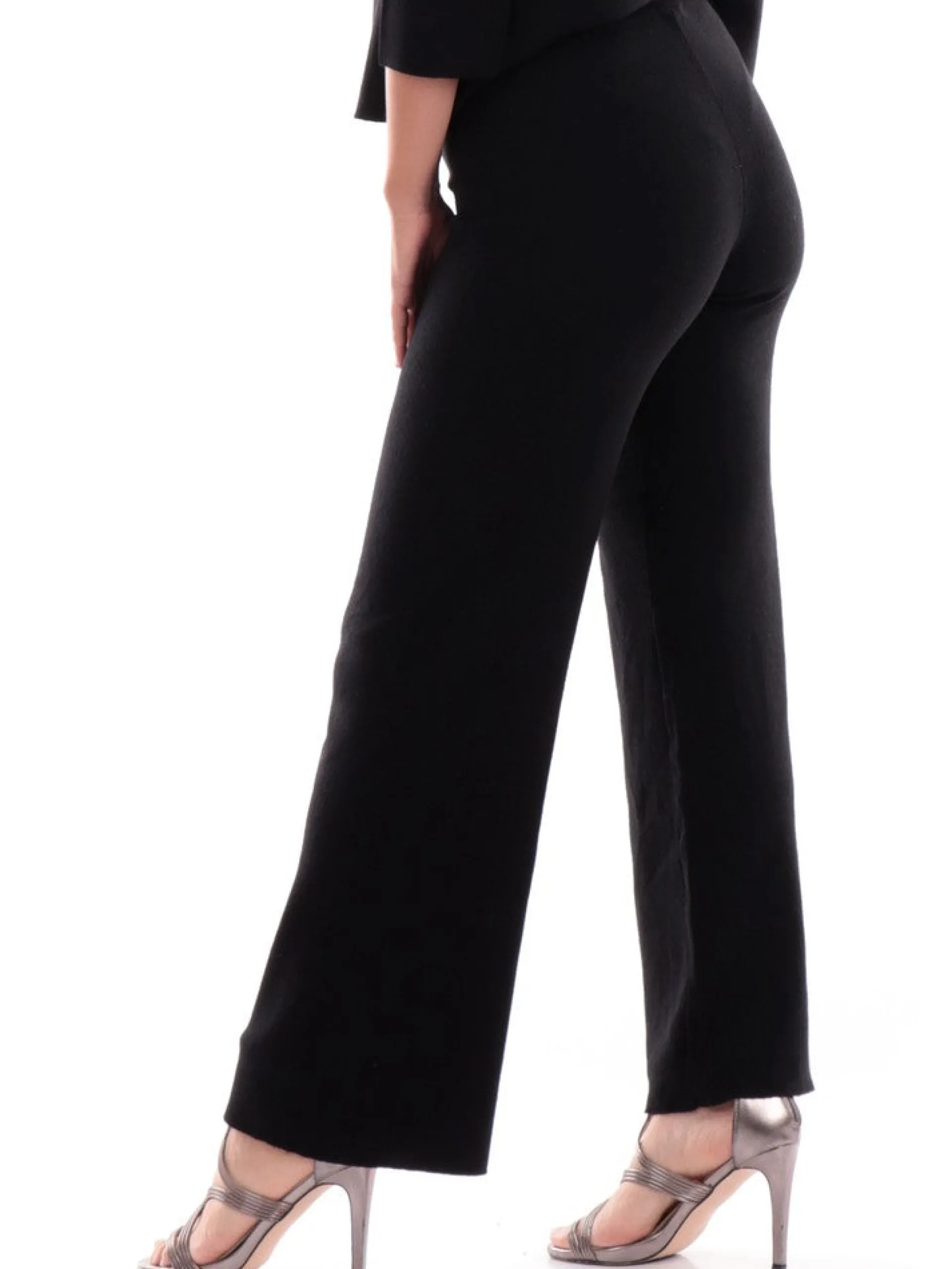 ANIS Pantaloni*Pantaloni White neri da Donna a Palazzo 2351370