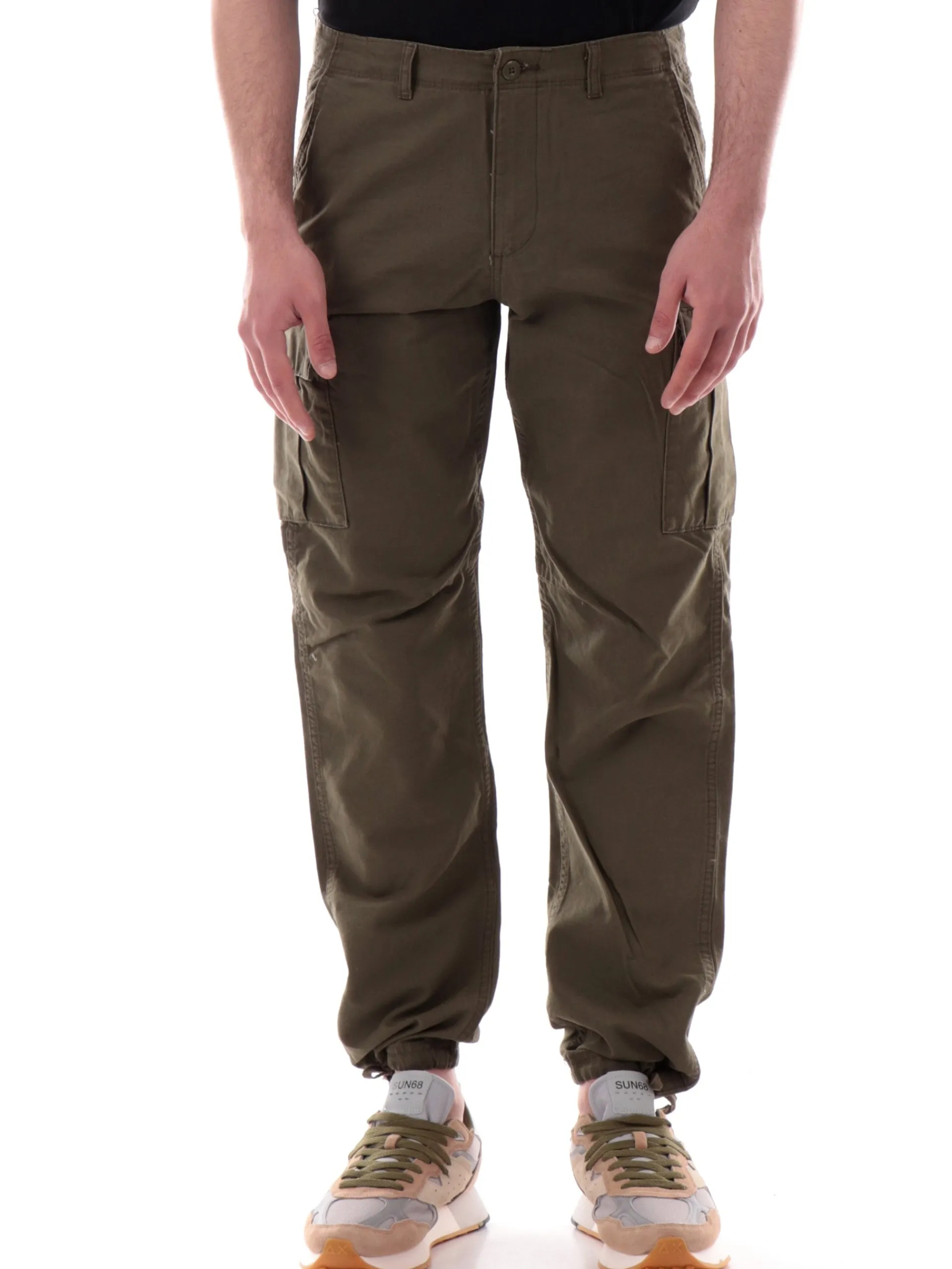 JACK&JONES Pantaloni*Pantaloni cargo Jack Jones verdi da uomo con tasconi 12258150