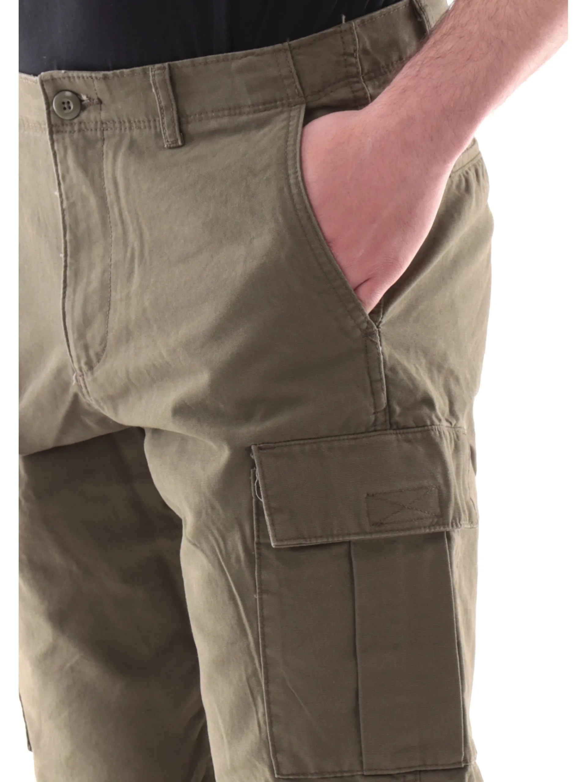 JACK&JONES Pantaloni*Pantaloni cargo Jack Jones verdi da uomo con tasconi 12258150