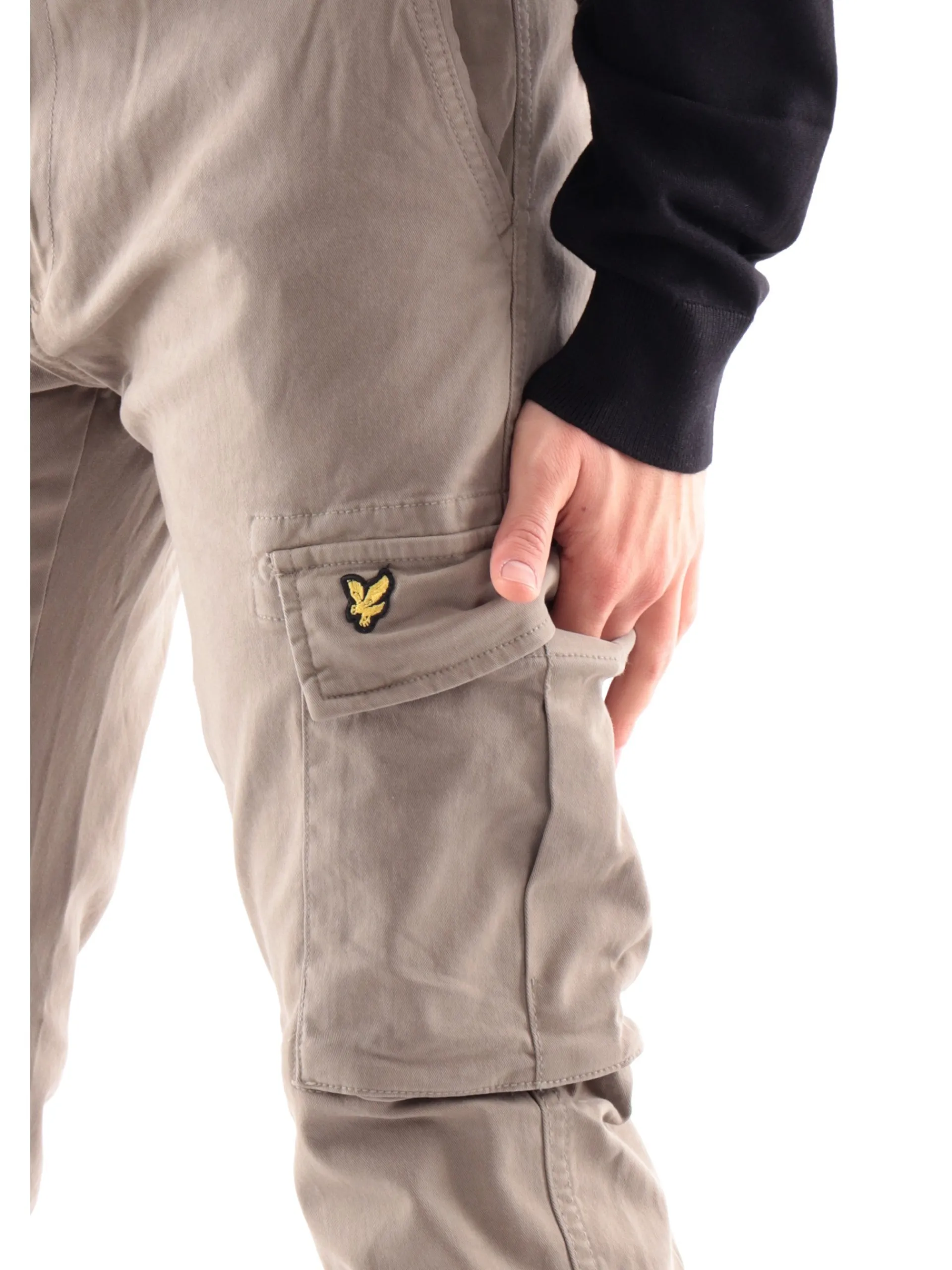LYLE & SCOTT Pantaloni*Pantaloni cargo Lyle Scott verdi da uomo tasconi TR2109ITA