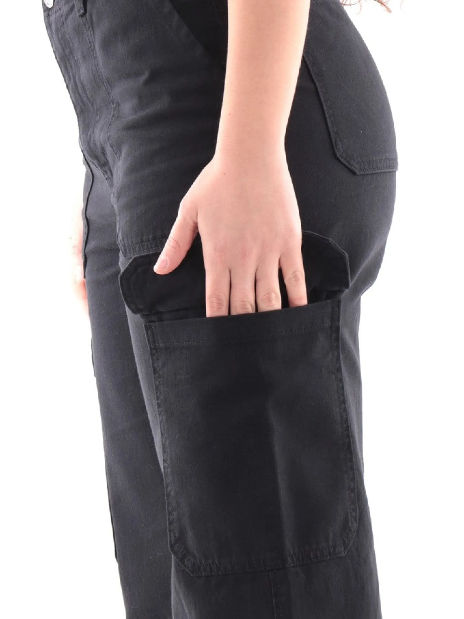 ONLY Pantaloni*Pantaloni cargo Neri da donna 15300976