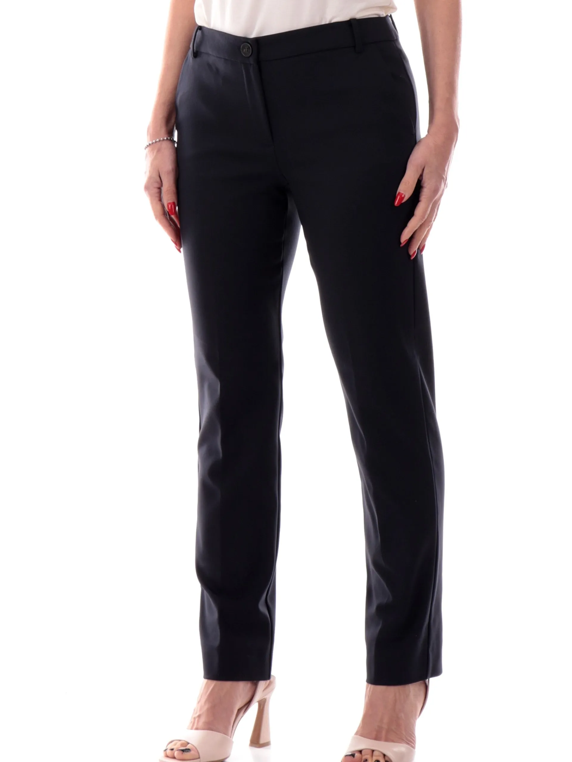 EMME MARELLA Pantaloni*Pantaloni Chino blu da donna IRLANDA