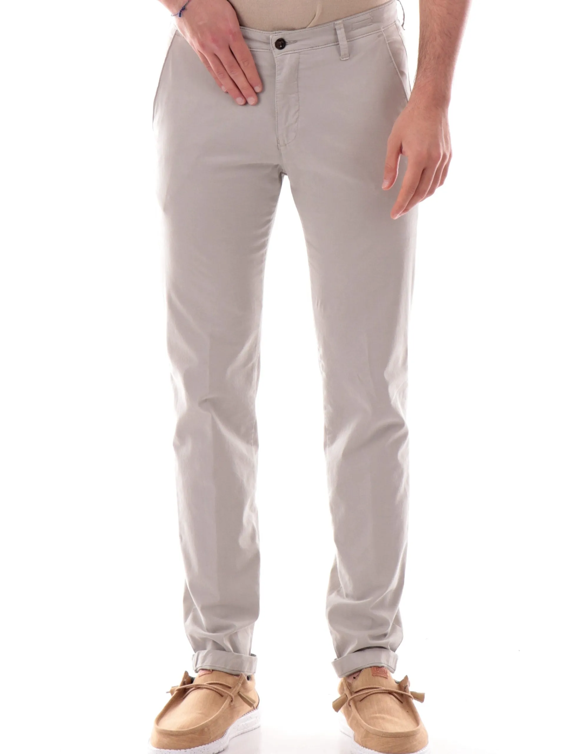FOUR.TEN Pantaloni*Pantaloni Chino Fourten grigi da uomo 125051
