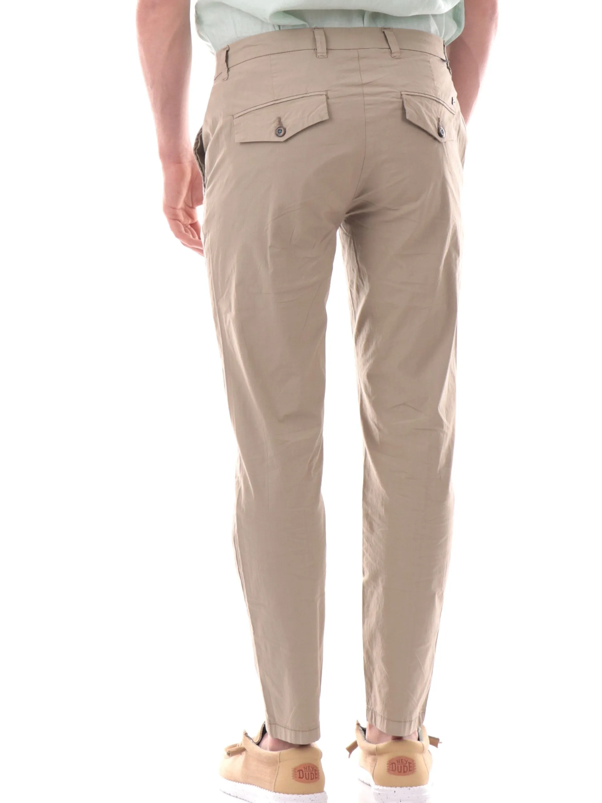 IMPURE Pantaloni*Pantaloni Chino beige da uomo in cotone BLAKE