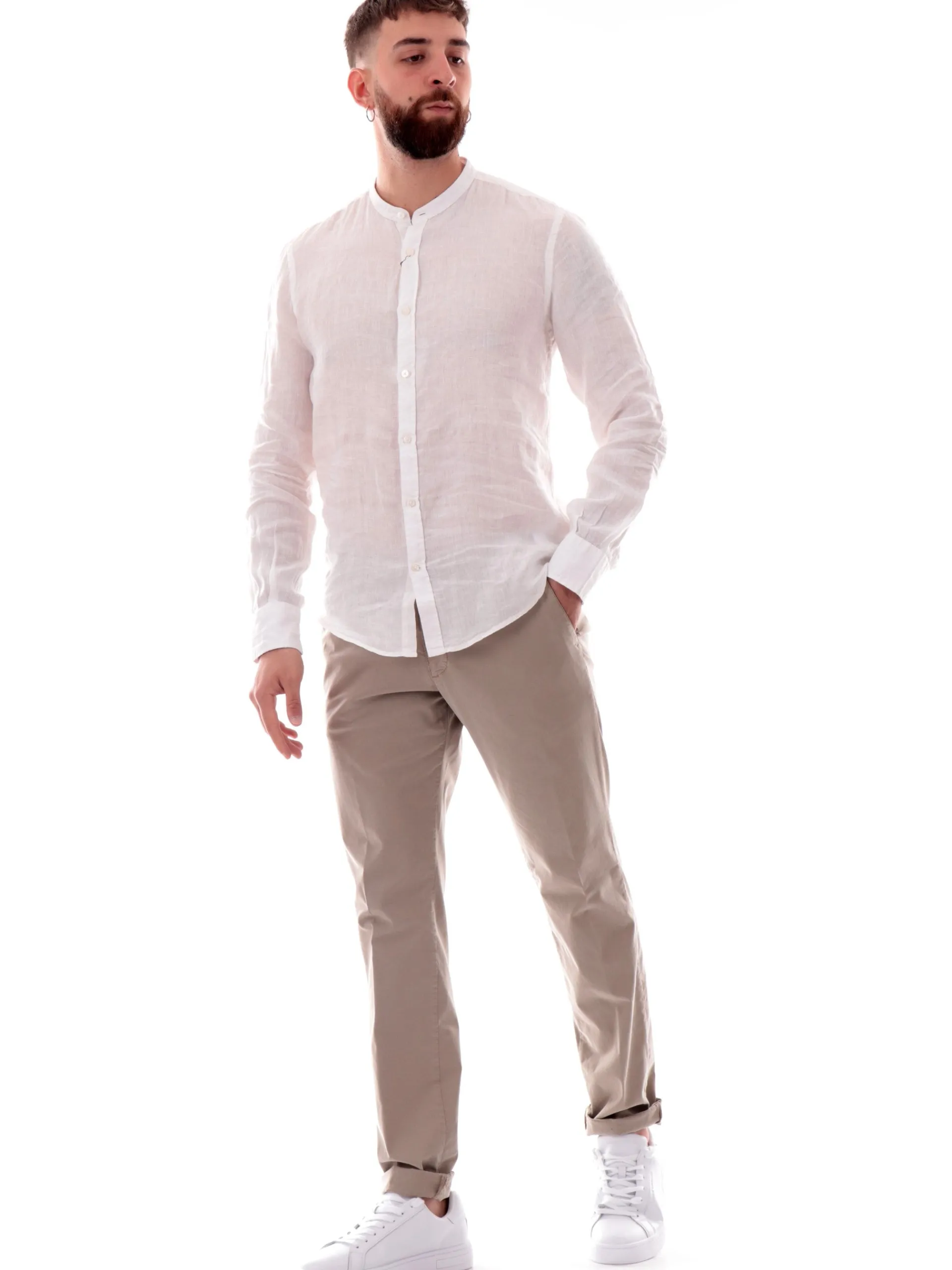 FOUR.TEN Pantaloni*Pantaloni chino uomo Four ten beige da uomo 125051