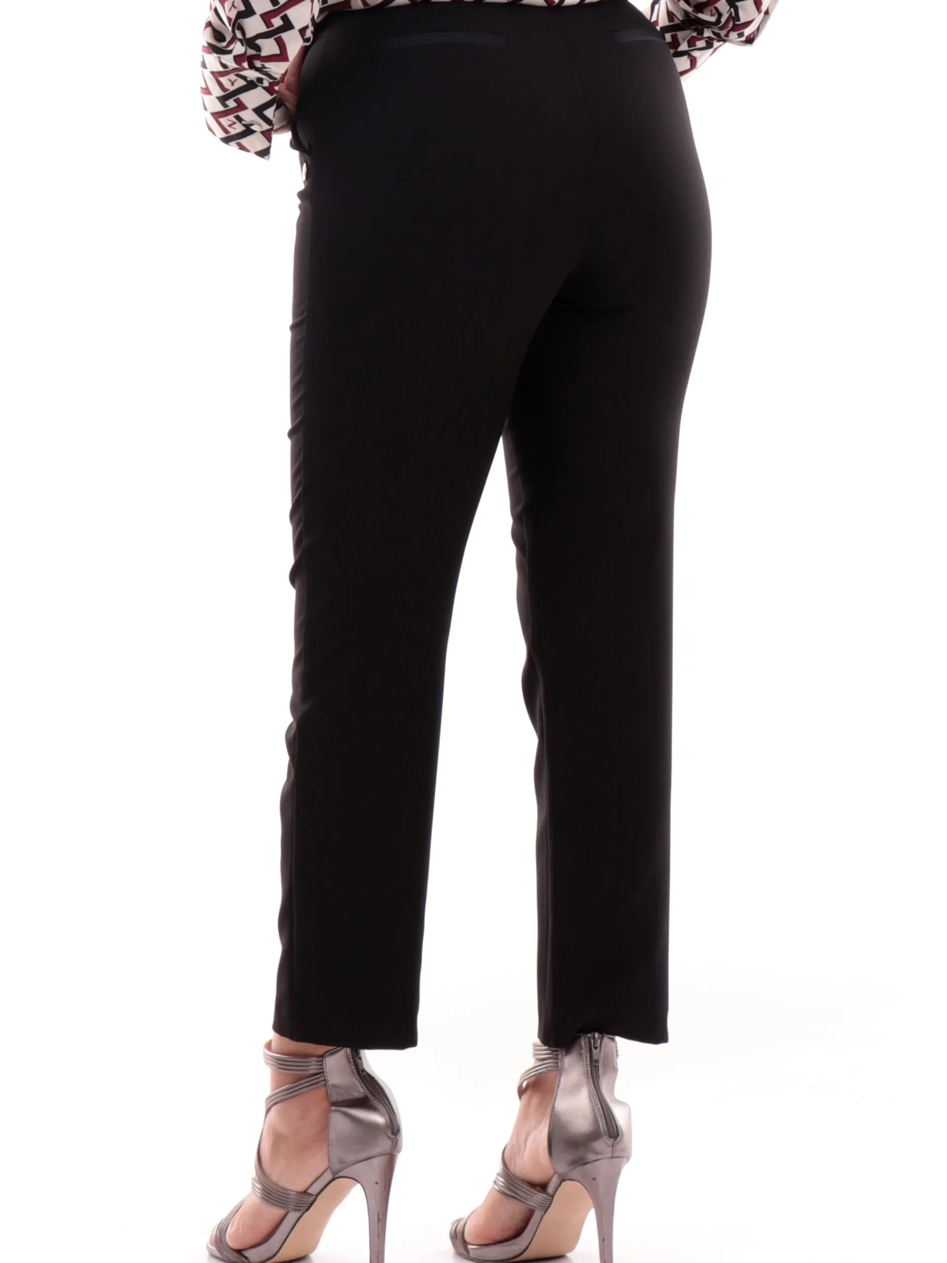 YES ZEE Pantaloni*Pantaloni chinos neri da donna P376C1000
