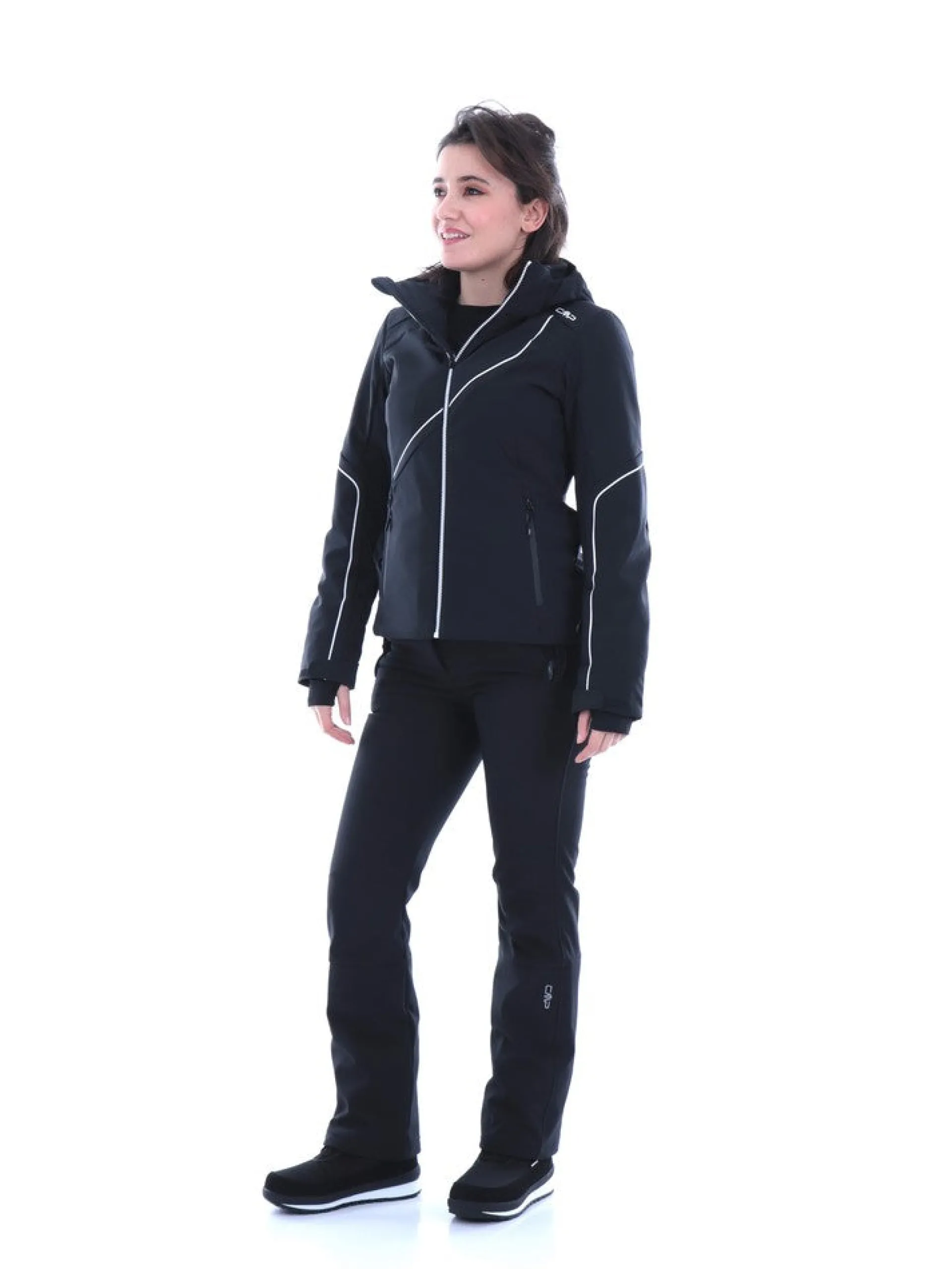 CMP Abbigliamento*Pantaloni da Sci Neri da Donna A14156