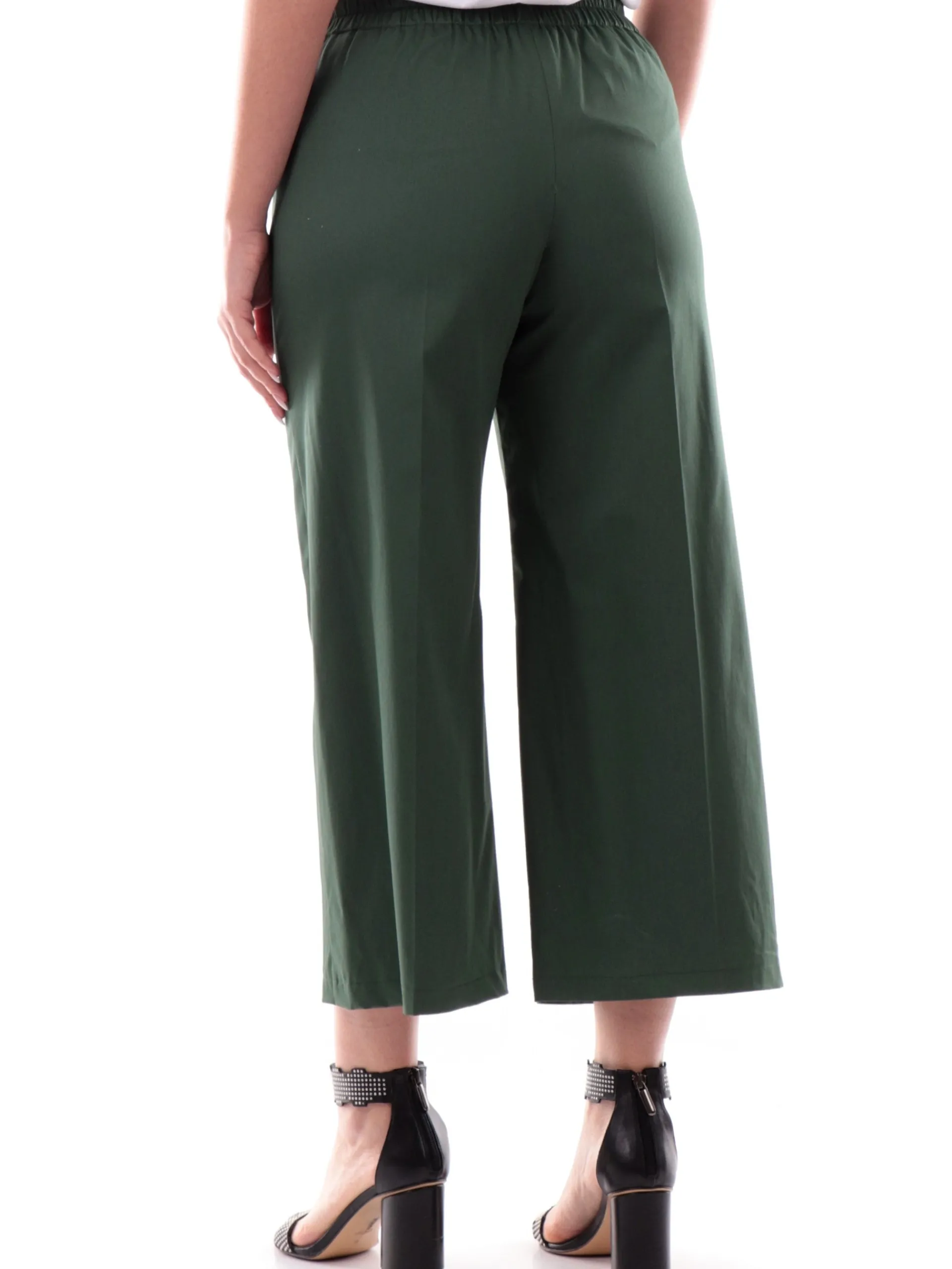 EMME MARELLA Pantaloni*Pantaloni crop verdi da donna TISBE