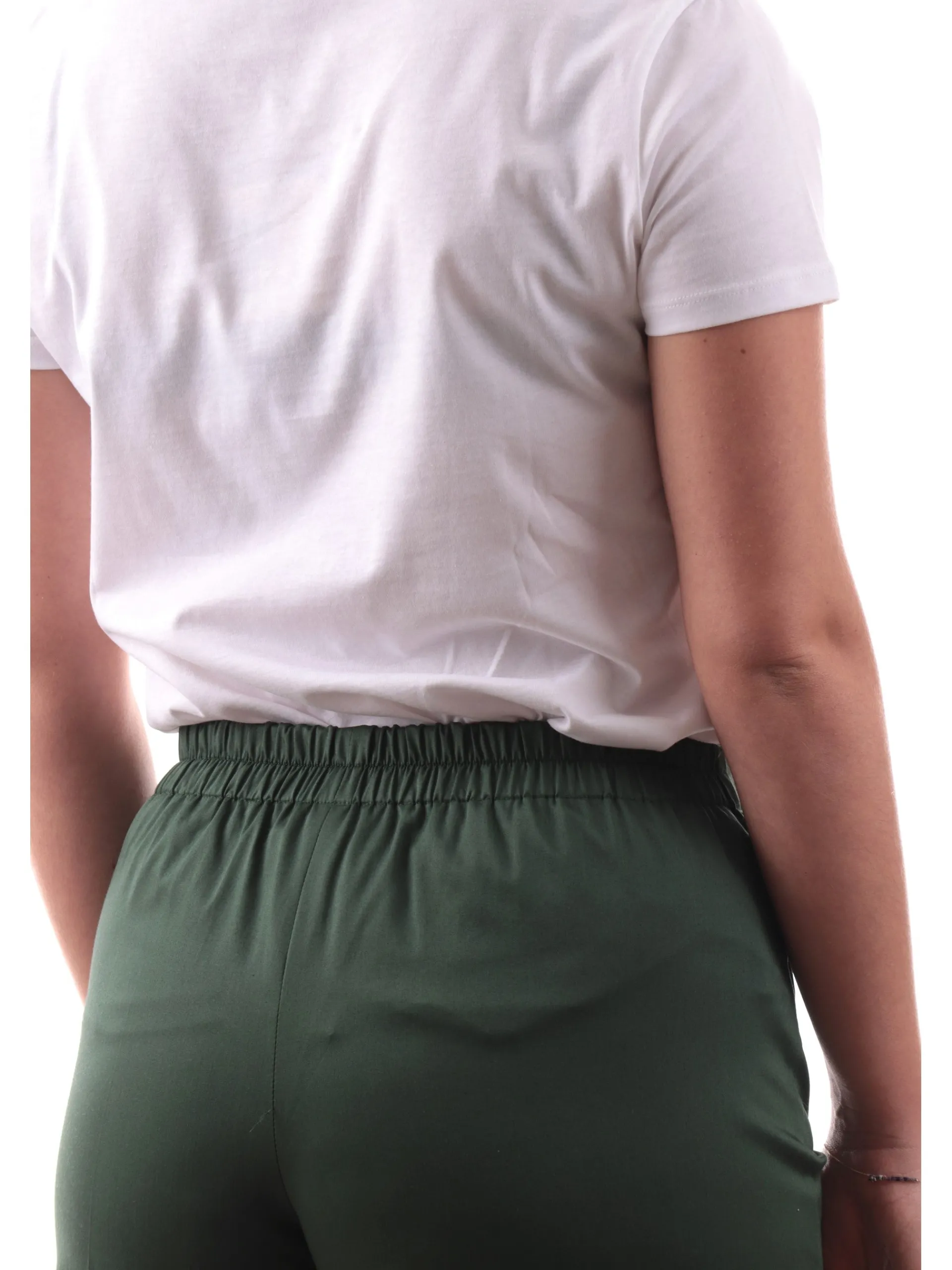 EMME MARELLA Pantaloni*Pantaloni crop verdi da donna TISBE