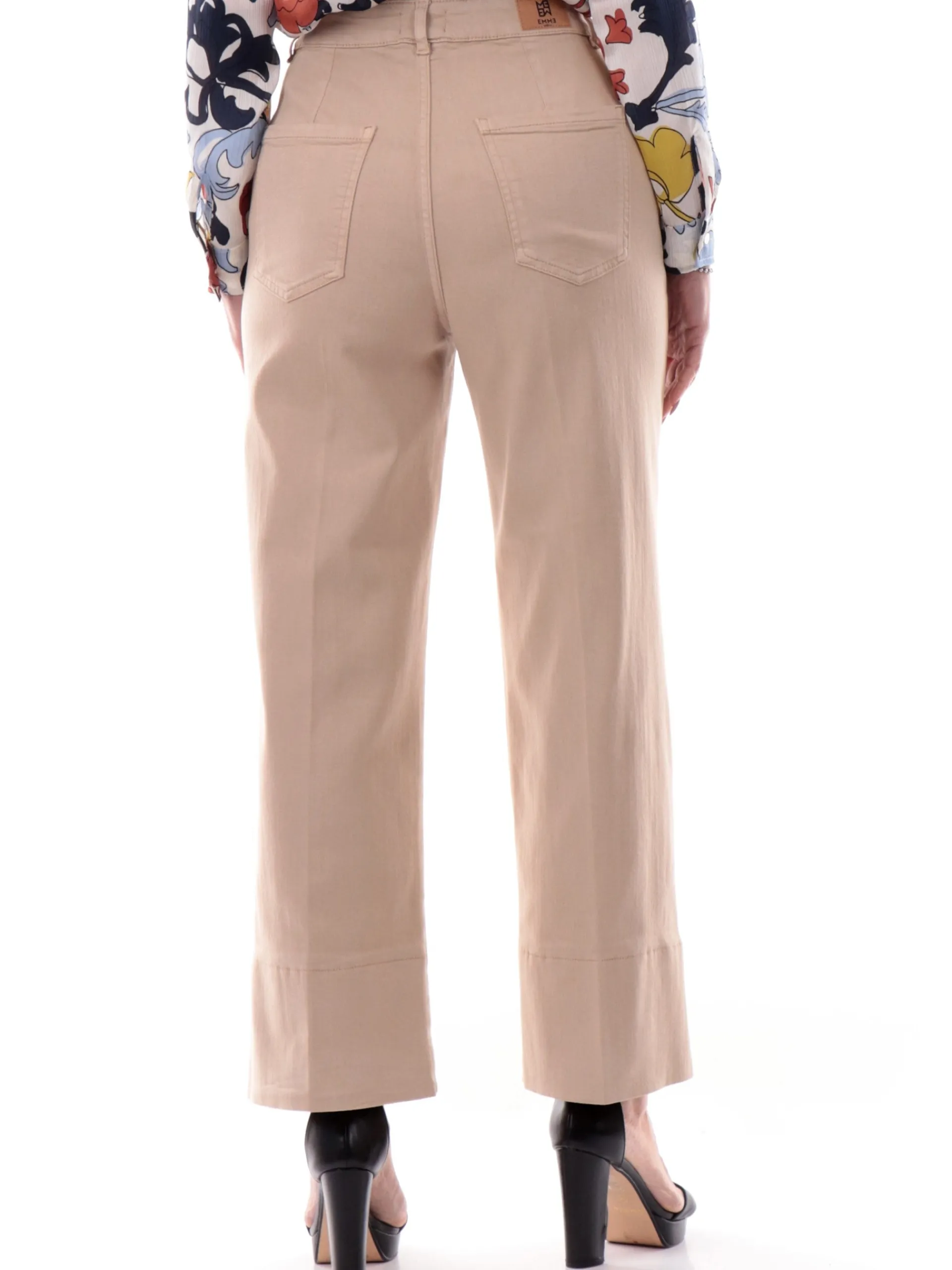 EMME MARELLA Pantaloni*Pantaloni beige da donna a palazzo DISPLAY