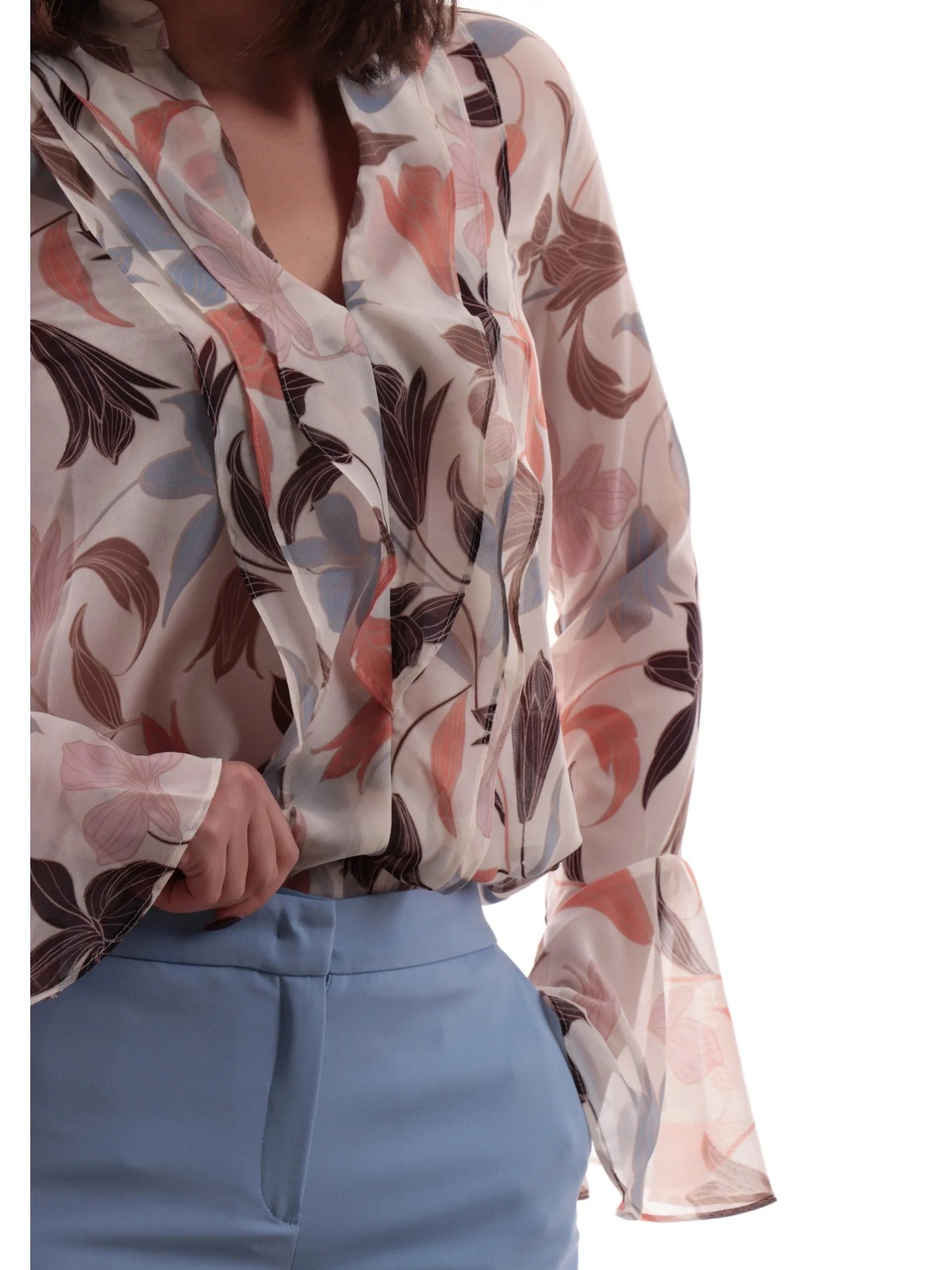 EMME MARELLA Pantaloni*Pantaloni blu Chino da donna lunghi HELIER2