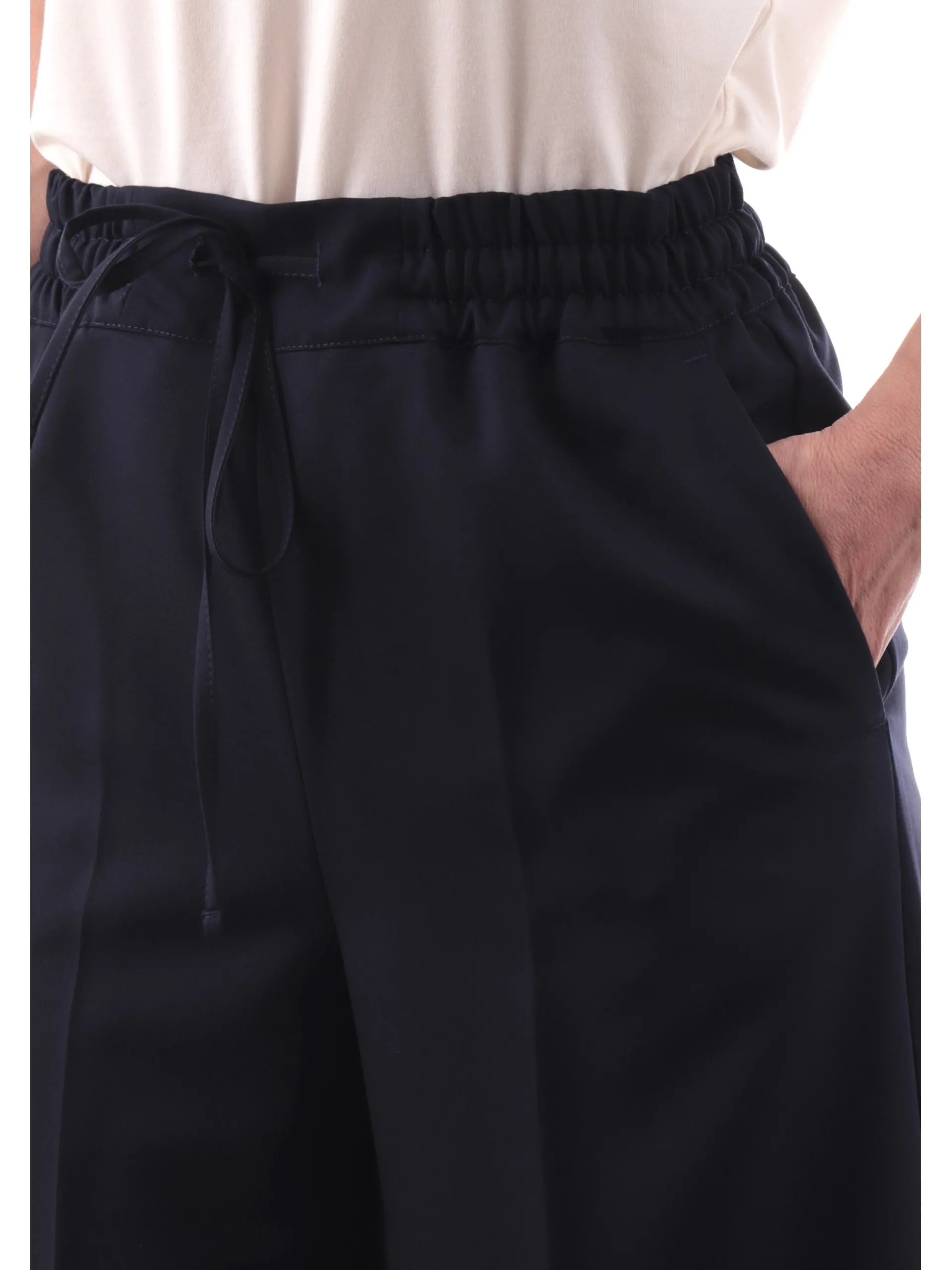 EMME MARELLA Pantaloni*Pantaloni Chino blu da donna in viscosa IPOTESI