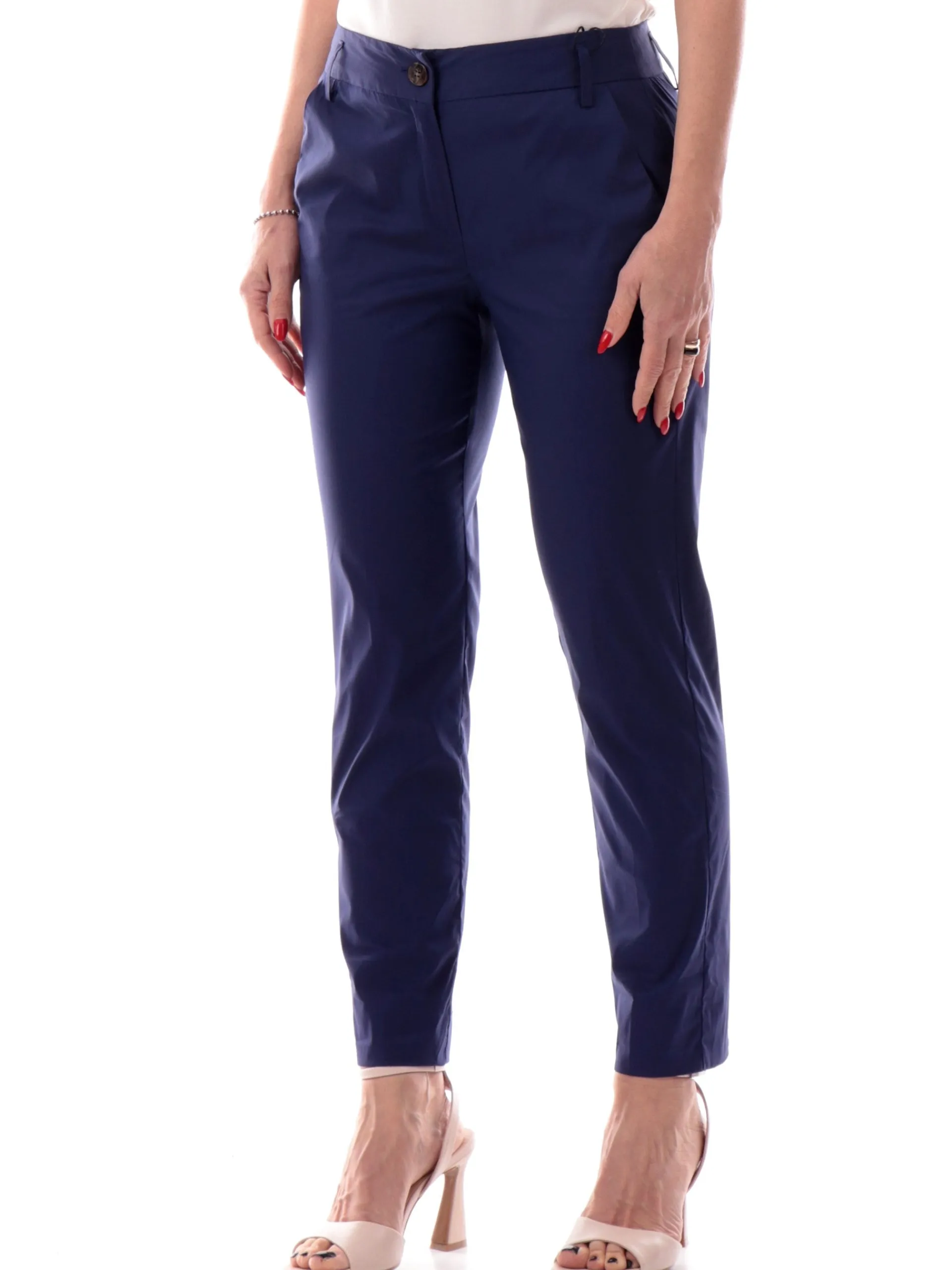 EMME MARELLA Pantaloni*Pantaloni viola da donna Chino cotone GNU