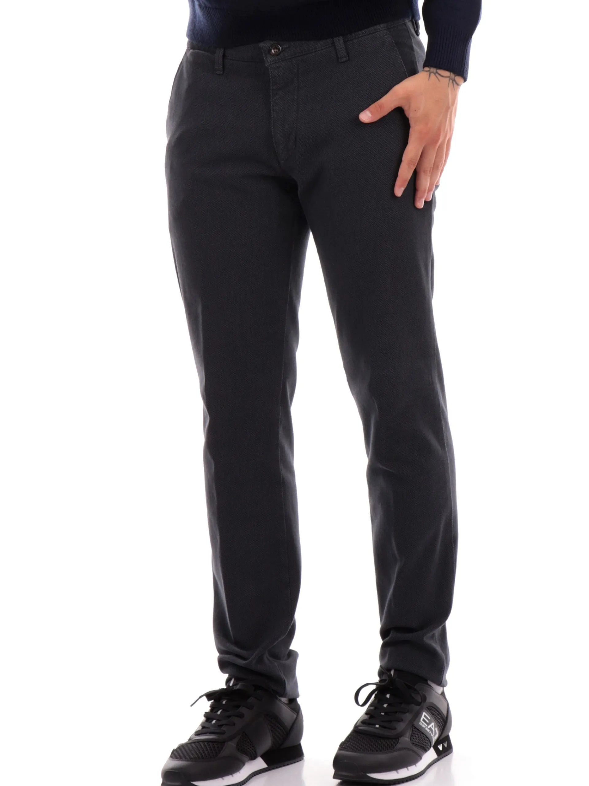 FOUR.TEN Pantaloni*Pantaloni Fourten blu chiaro da uomo Chinos melange 224080000
