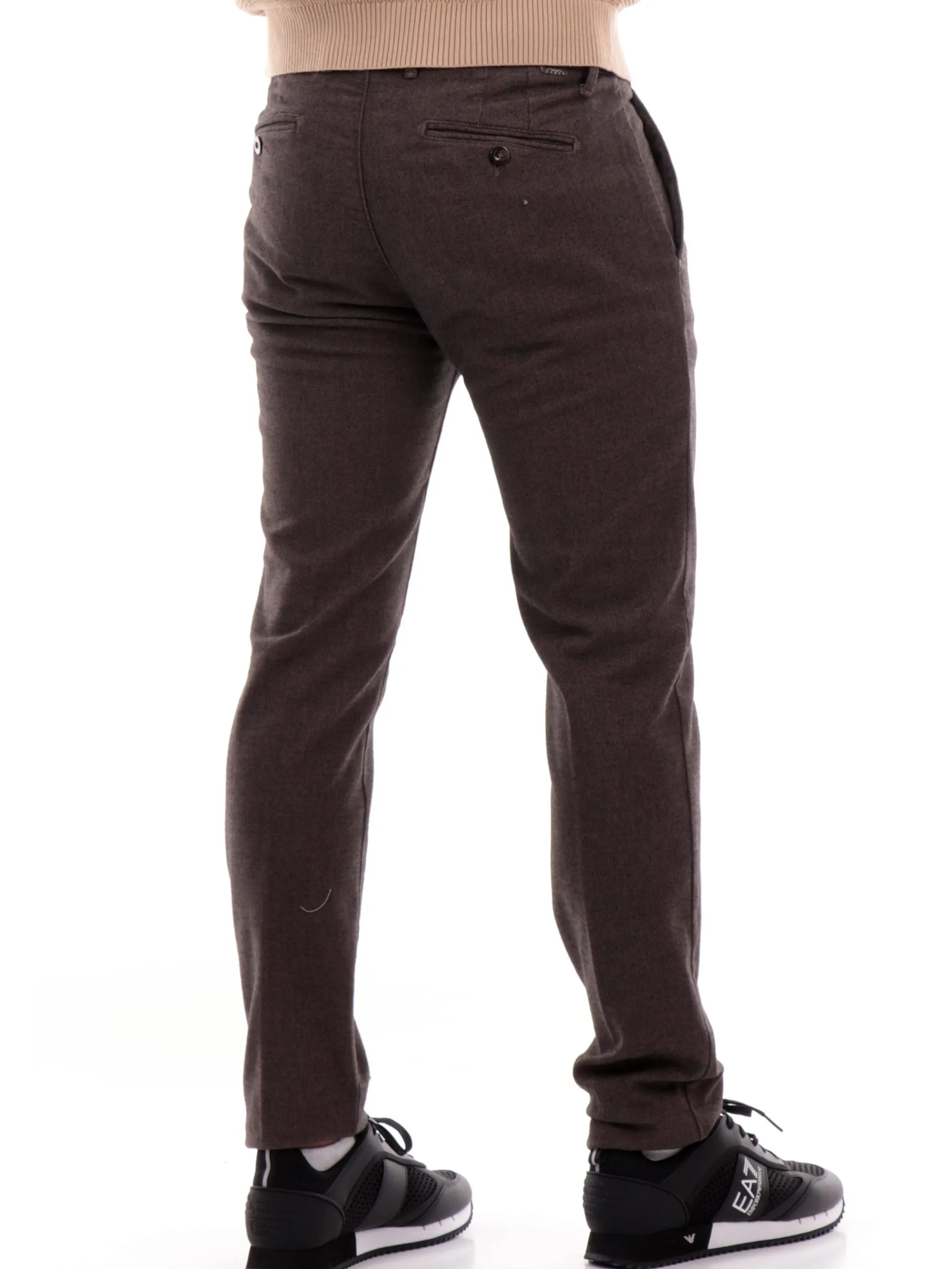 FOUR.TEN Pantaloni*Pantaloni Fourten grigi da uomo Chinos melange 224194000