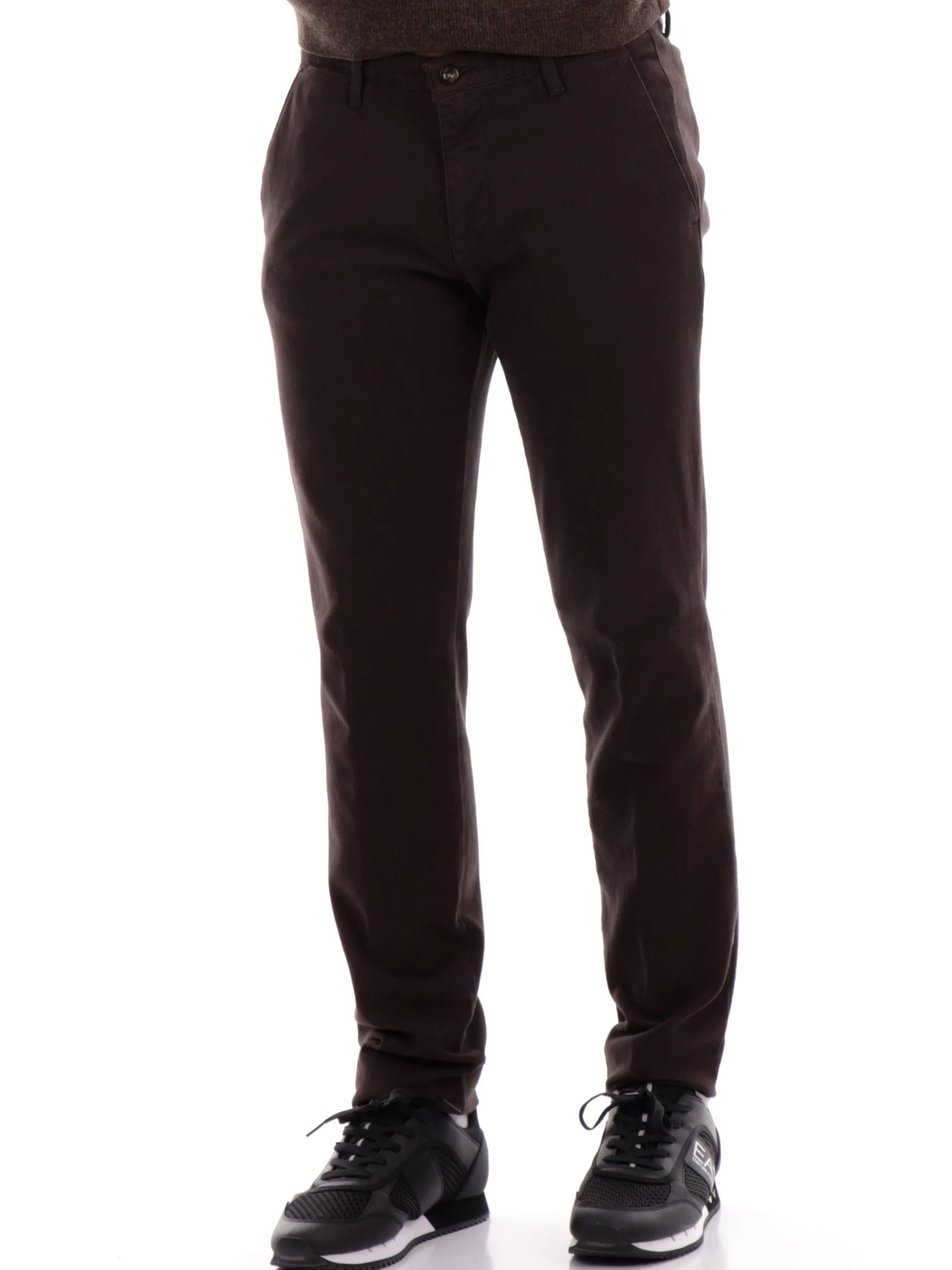 FOUR.TEN Pantaloni*Pantaloni Fourten marroni da uomo Chinos melange 224080000