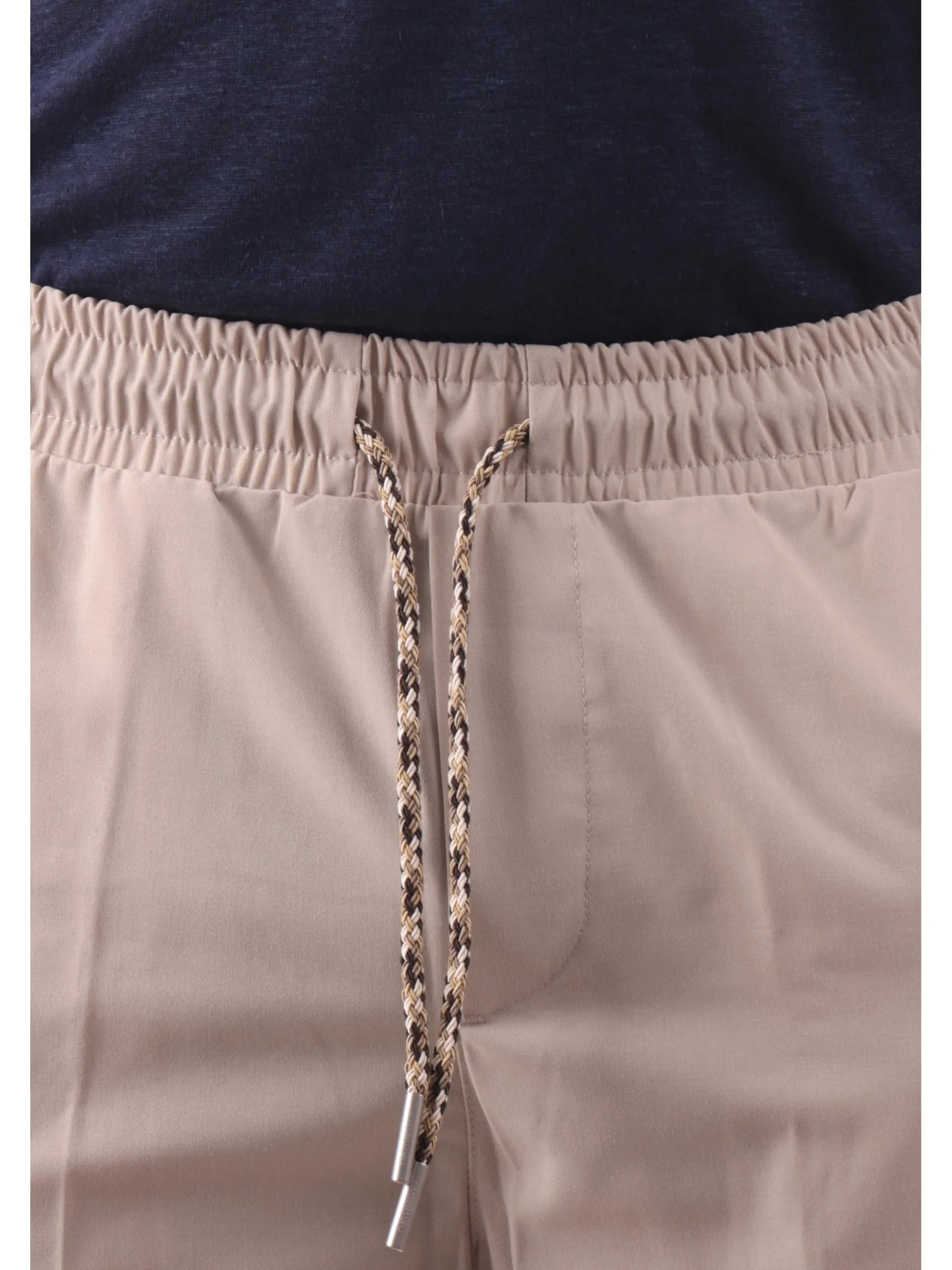 GIANNI LUPO Pantaloni*Pantaloni beige da uomo con coulisse Leonard GL003BDS25