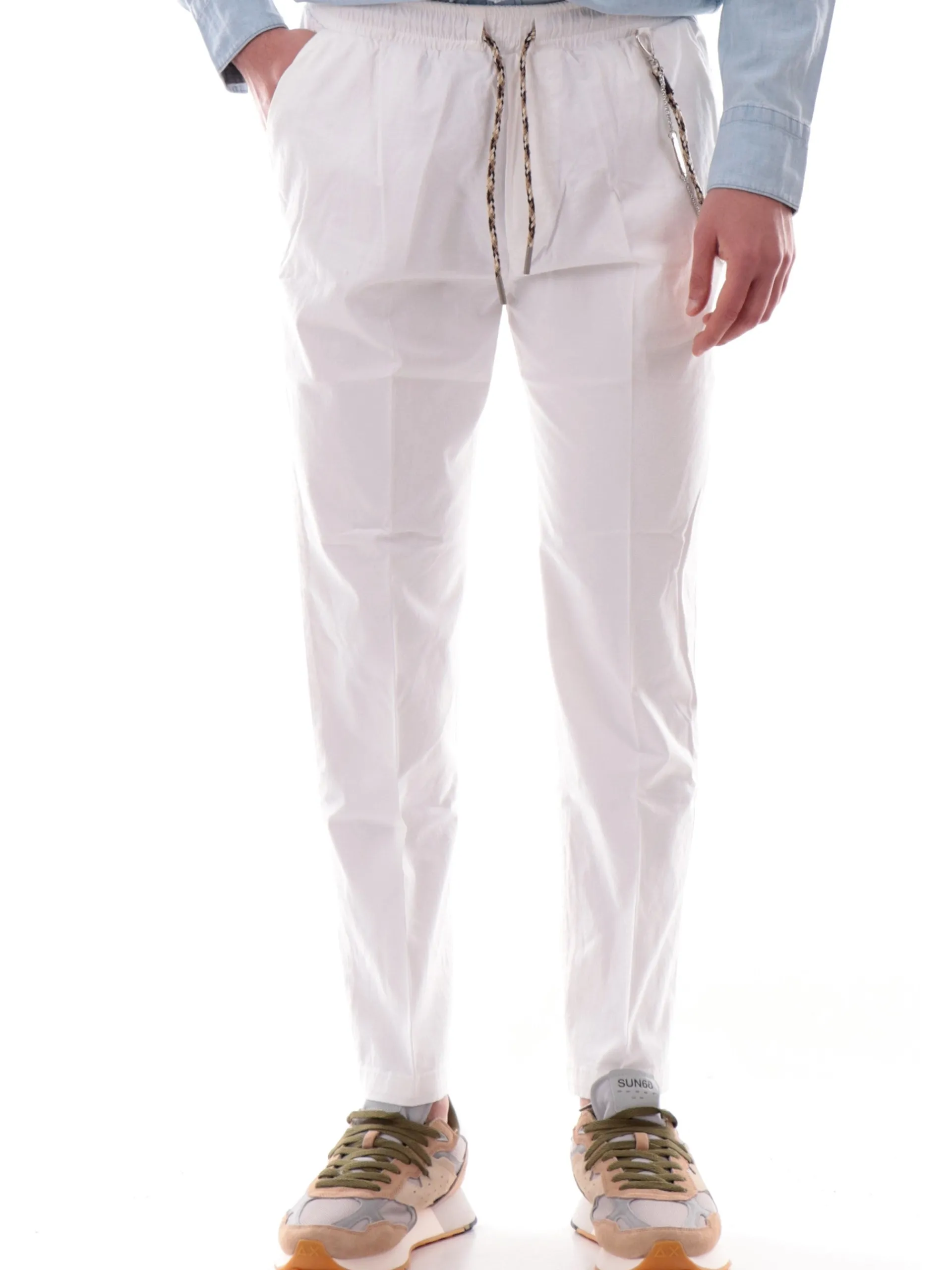 GIANNI LUPO Pantaloni*Pantaloni bianchi Leonard da uomo Chino GL6072QS25