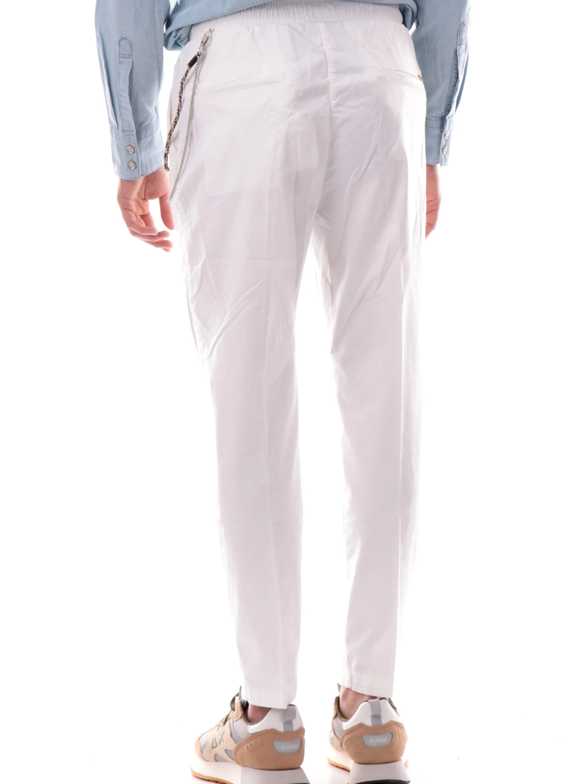 GIANNI LUPO Pantaloni*Pantaloni bianchi Leonard da uomo Chino GL6072QS25