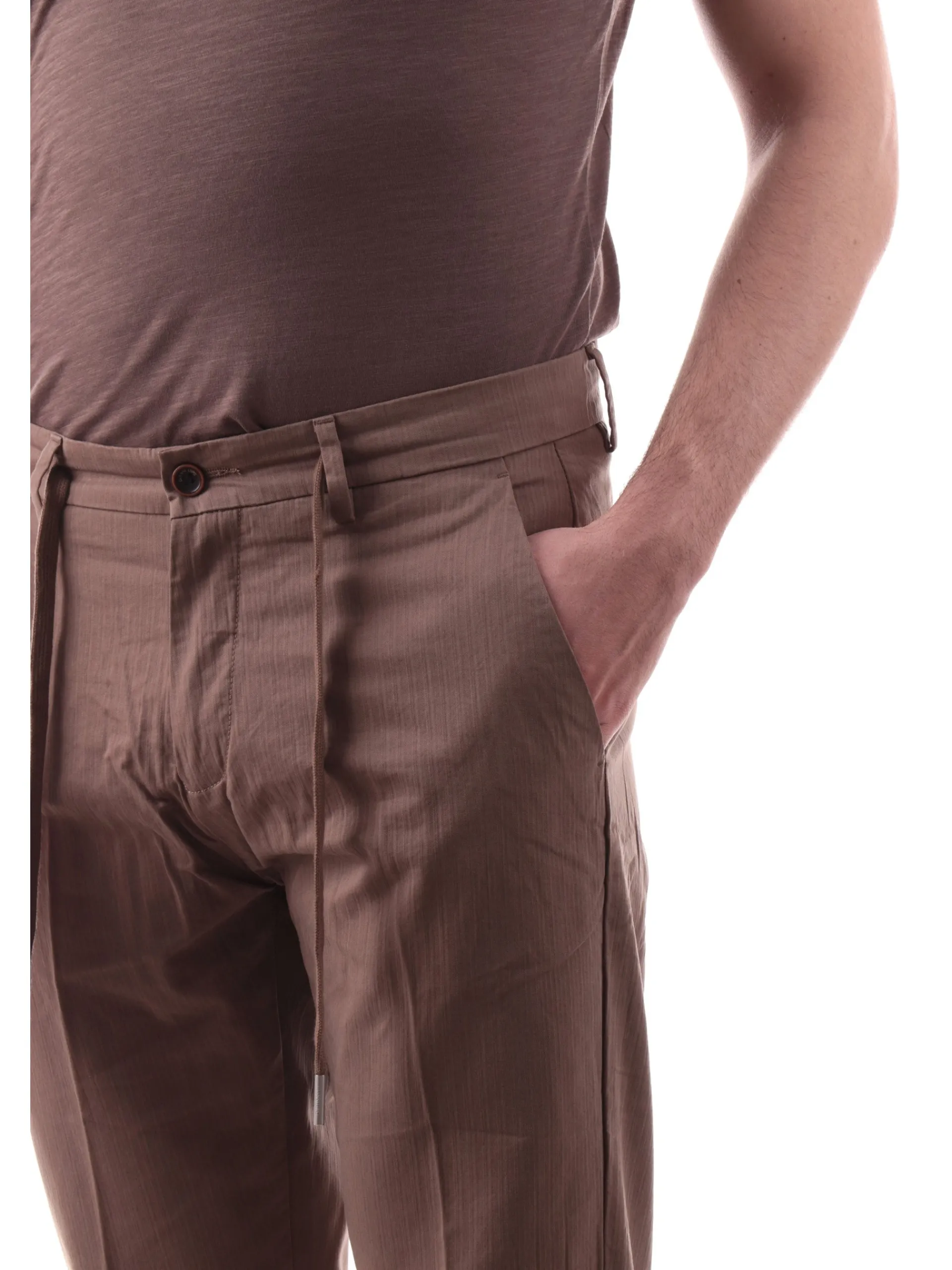 GIANNI LUPO Pantaloni*Pantaloni marroni Michigan da uomo Chino GL5171BD