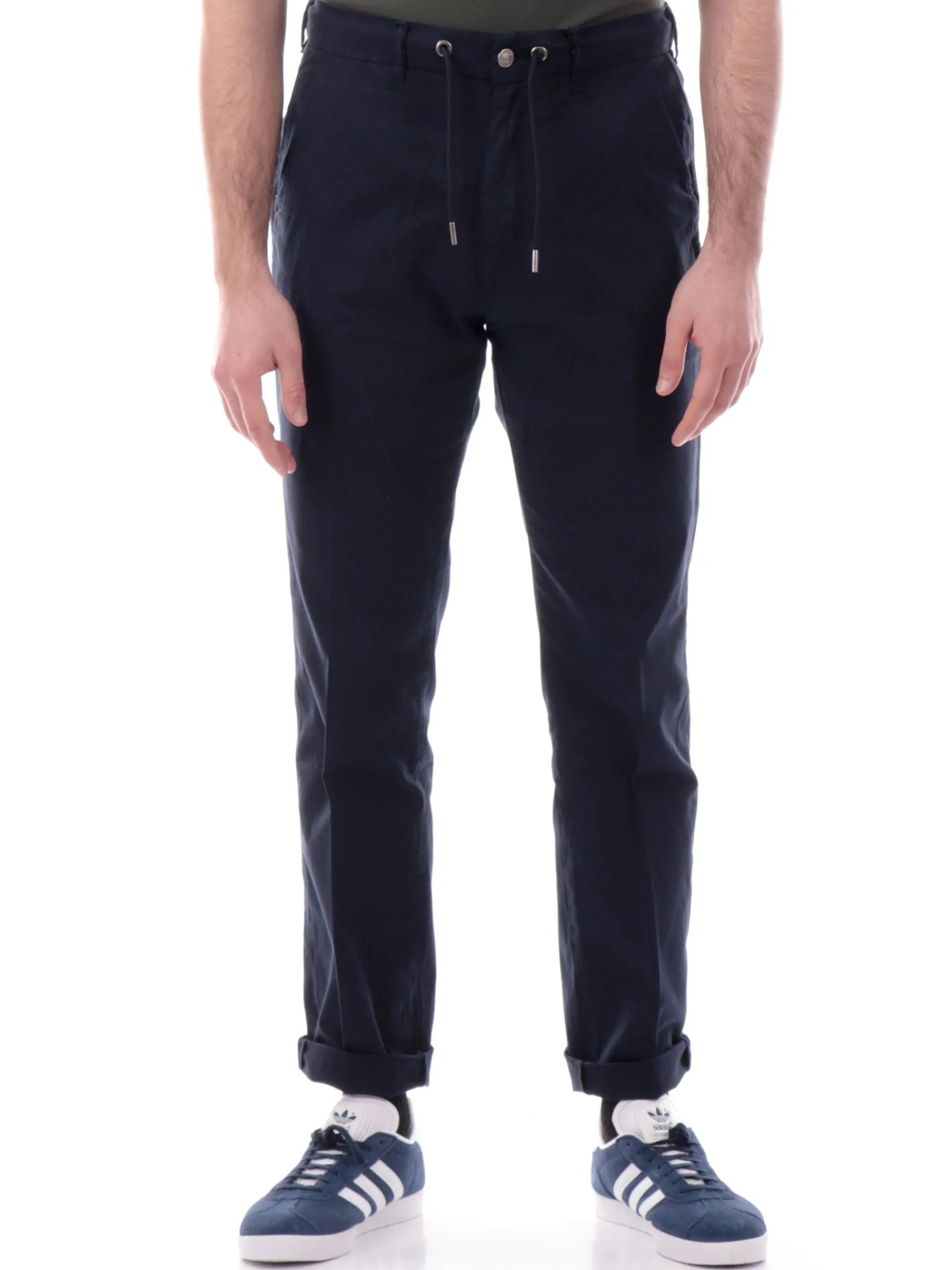 GUESS Pantaloni*Pantaloni Blu da Uomo con laccetti M5RB51WGXW1G7V2