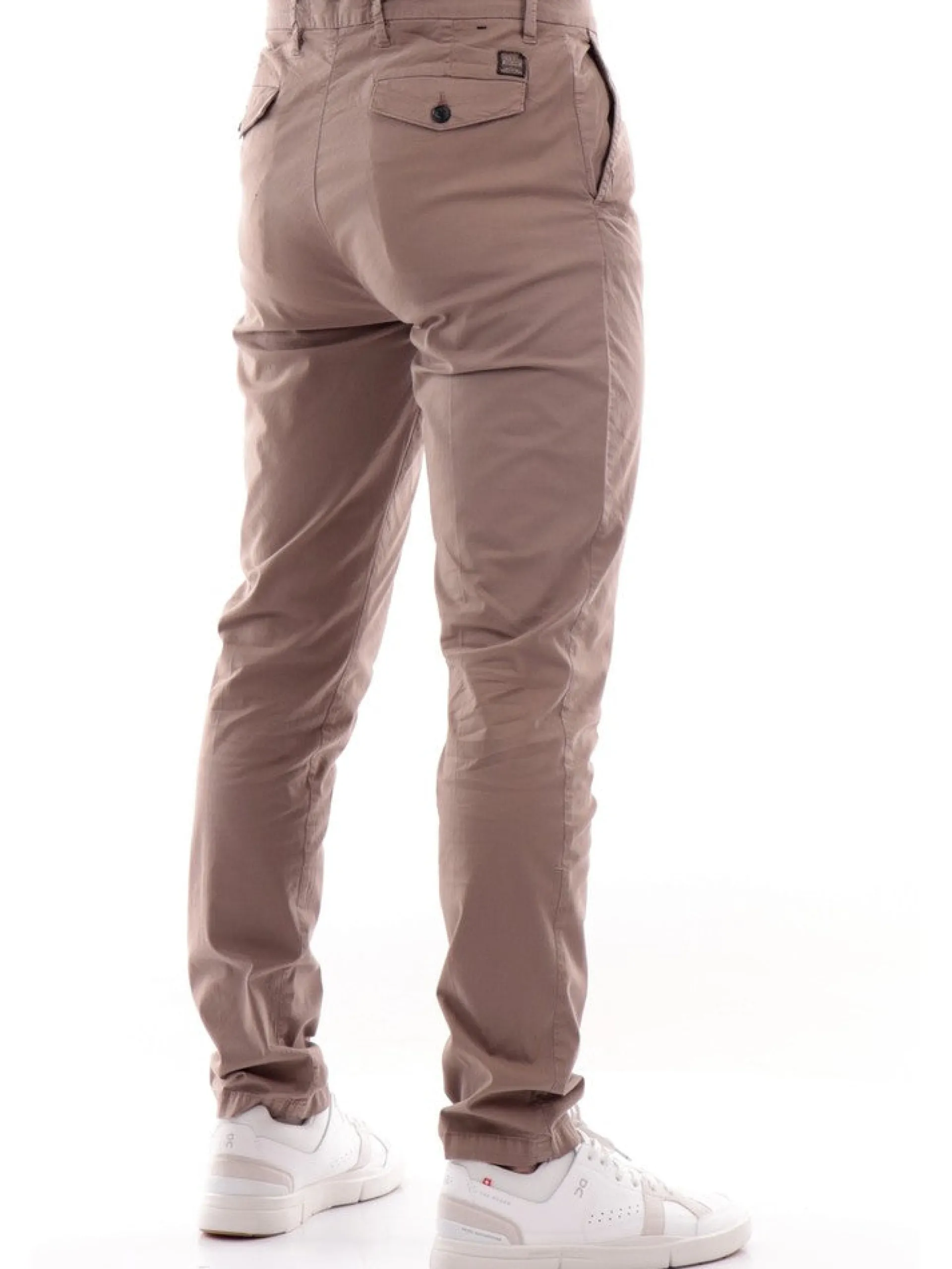 GUESS Pantaloni*Pantaloni marroni da uomo Noah M3GB27WFBZ3