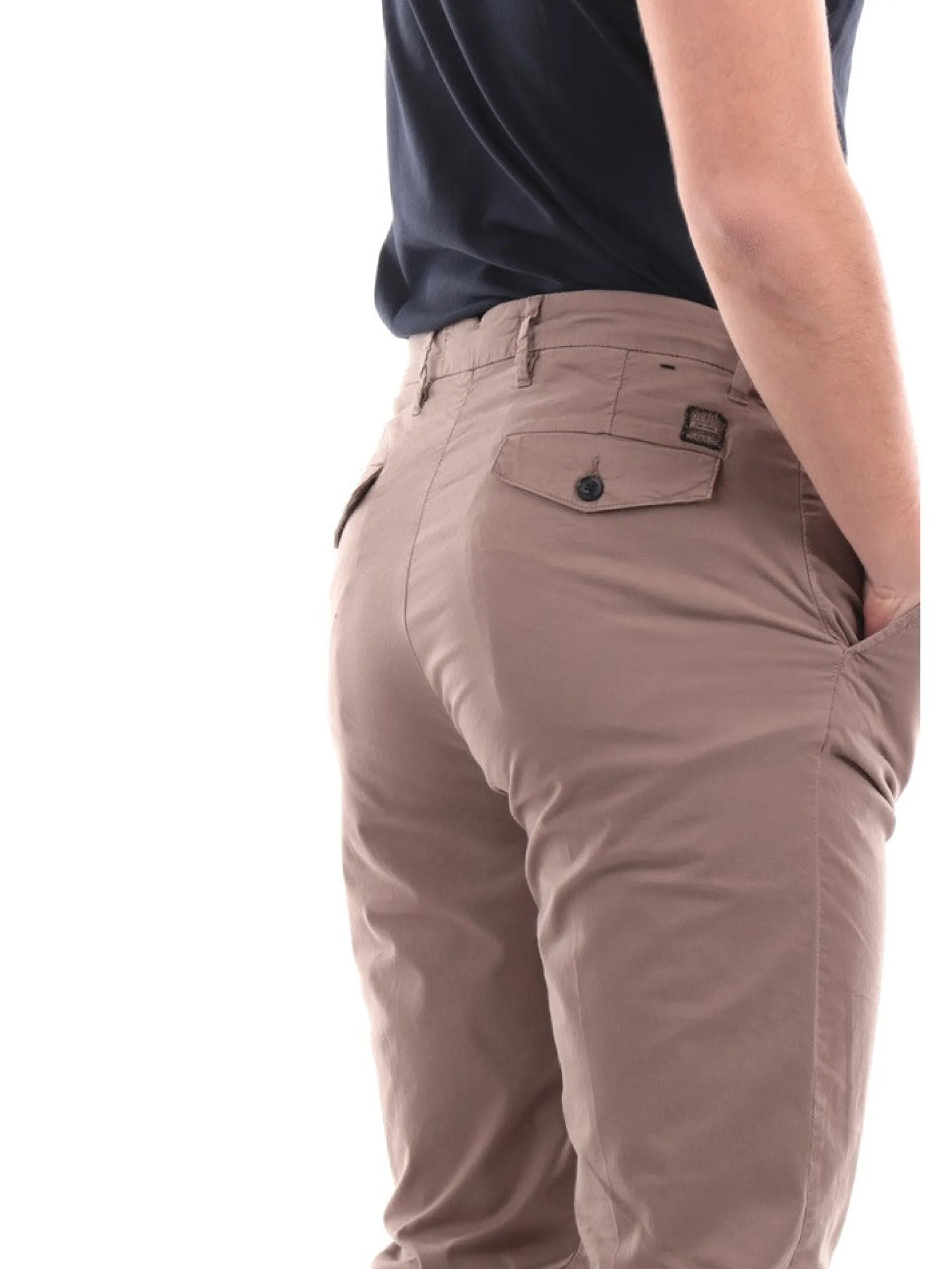 GUESS Pantaloni*Pantaloni marroni da uomo Noah M3GB27WFBZ3