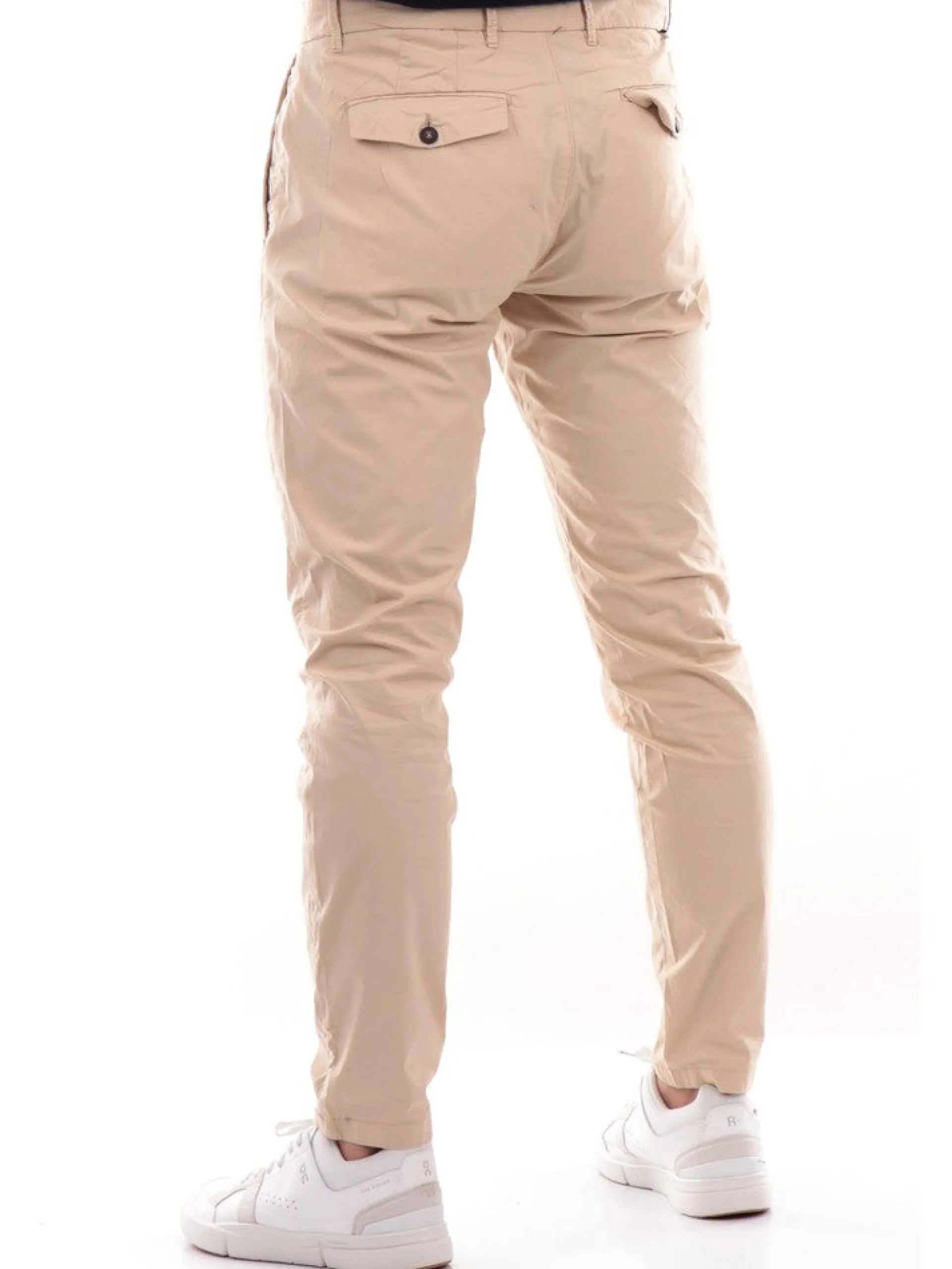 IMPURE Pantaloni*Pantaloni beige da uomo Long Slim Popeline CHL3049