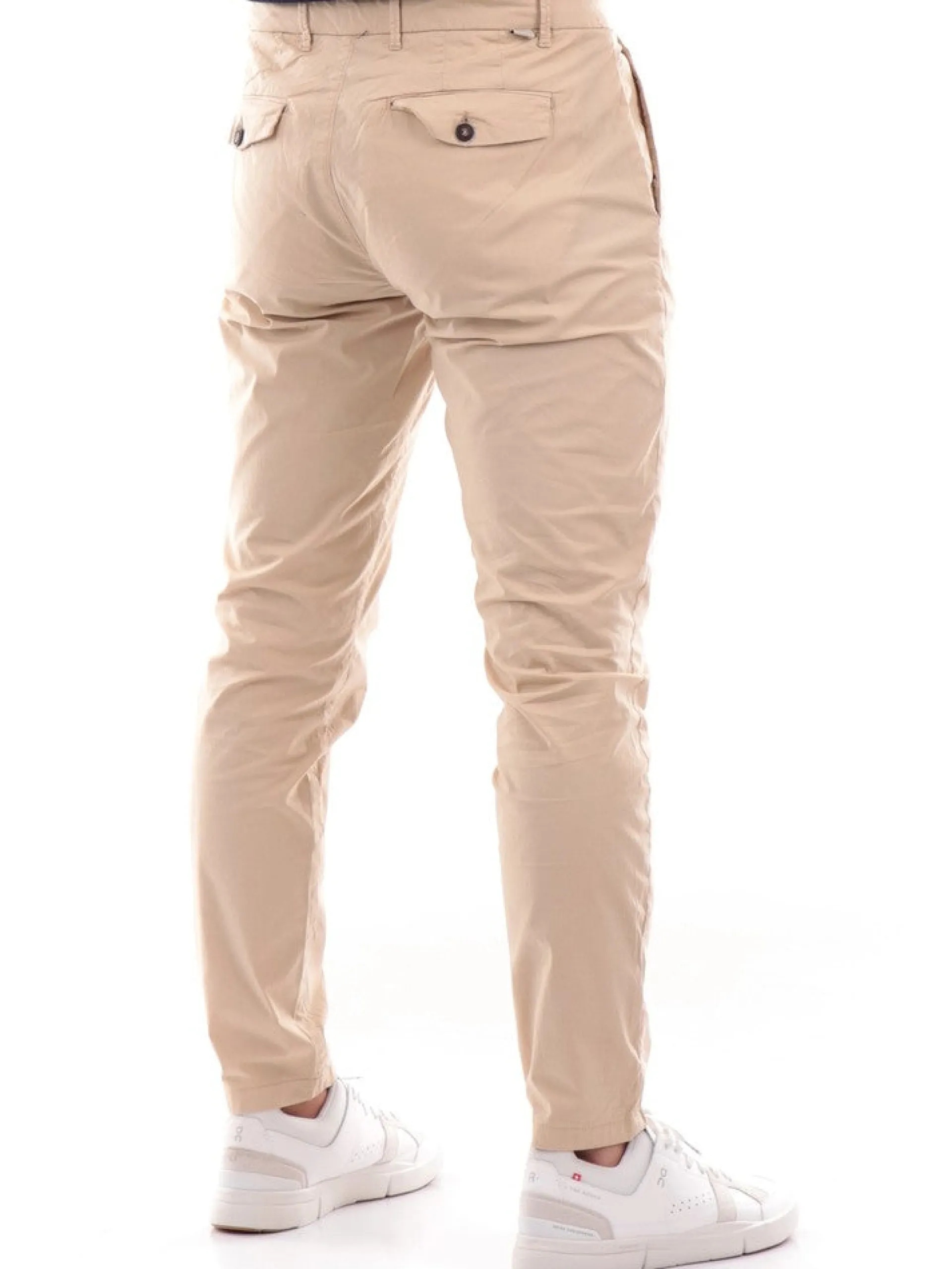 IMPURE Pantaloni*Pantaloni beige da uomo Long Slim Popeline CHL3049
