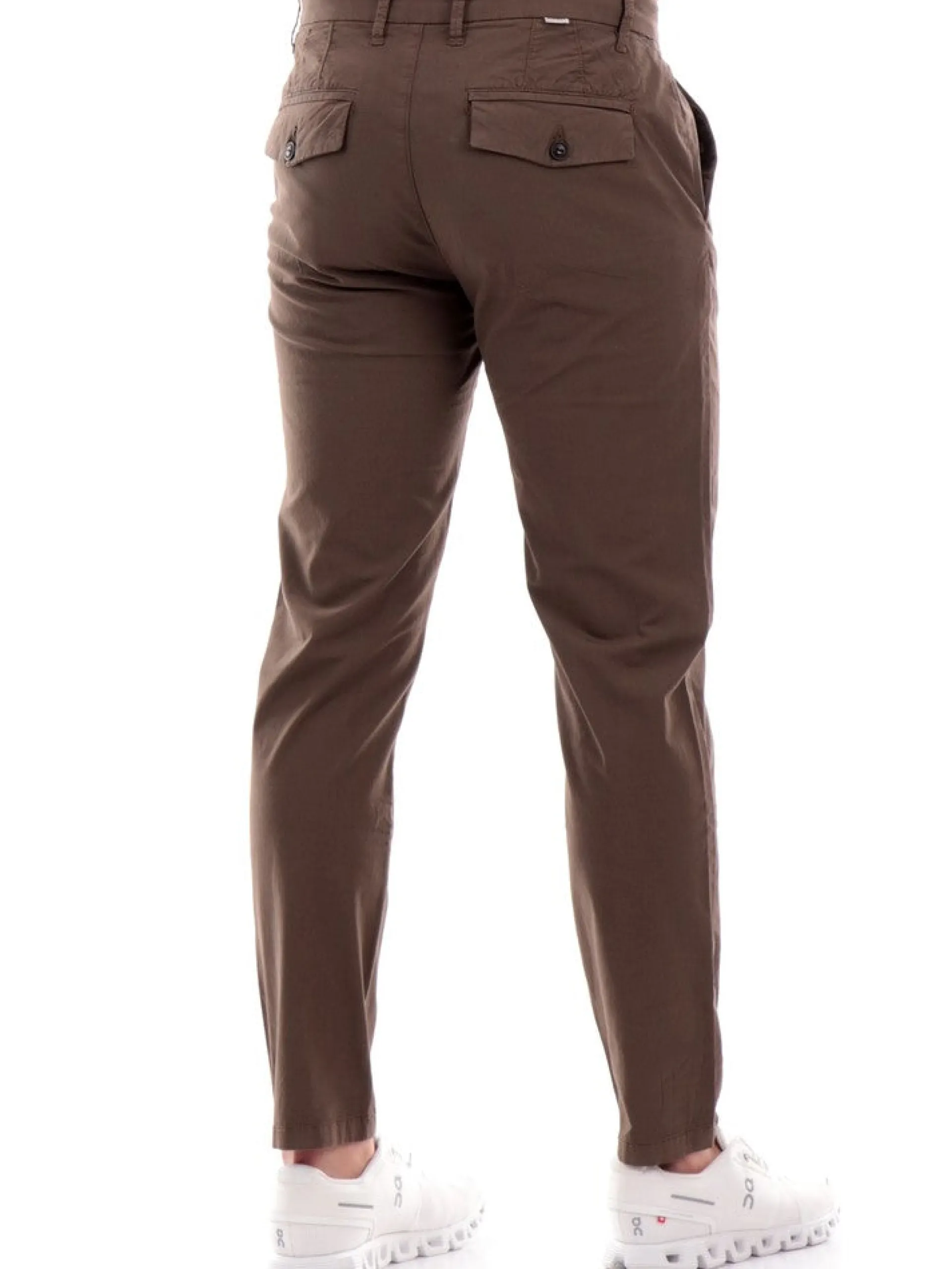 IMPURE Pantaloni*Pantaloni Marroni da uomo Chino popeline cotone slim fit CHL4298C