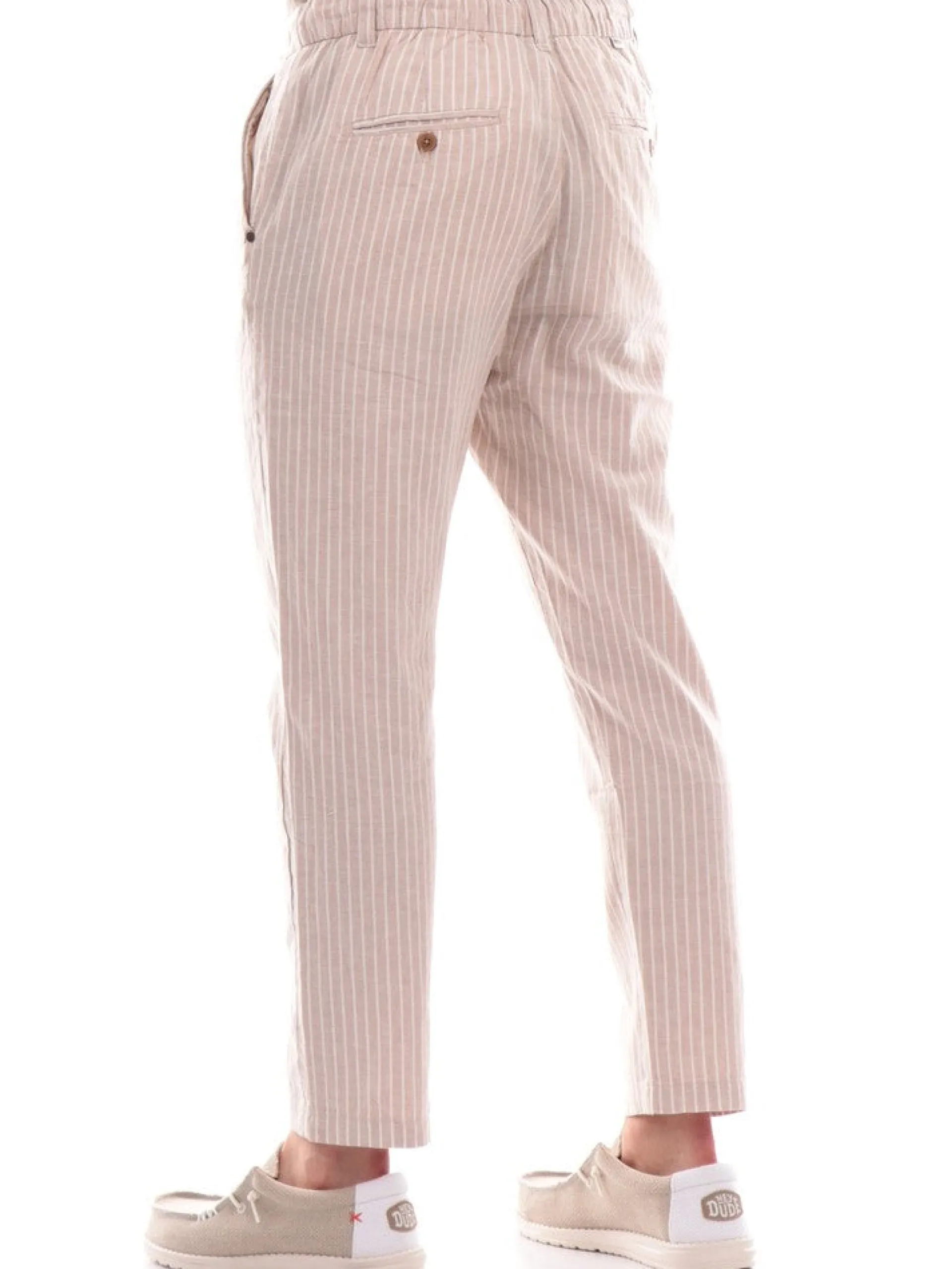 IMPURE Pantaloni*Pantaloni Misto Lino Chino da Uomo Loose CHL4337