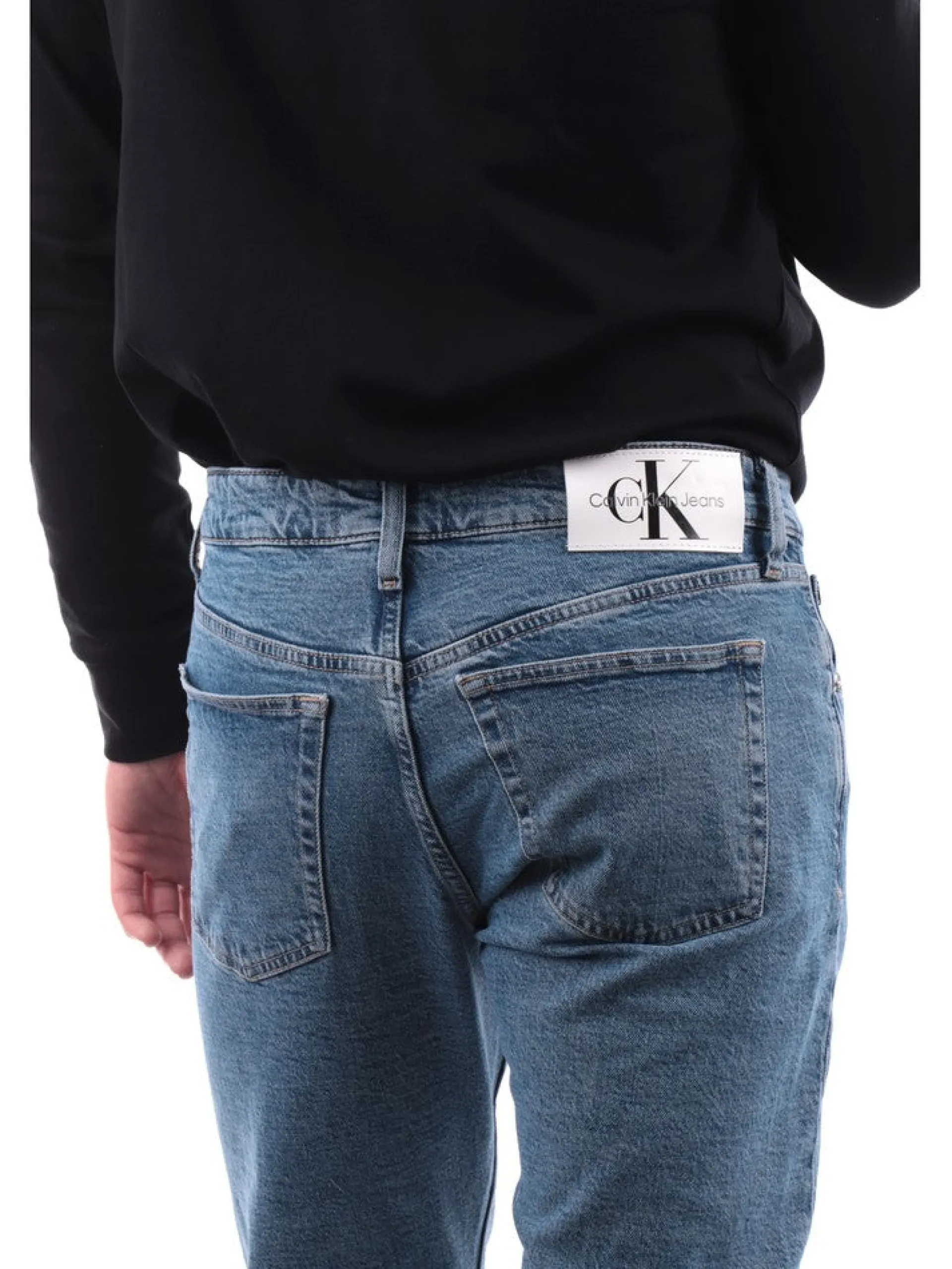 CALVIN KLEIN Jeans*Pantaloni Jeans Uomo Slim Tapered J30J3241881AA