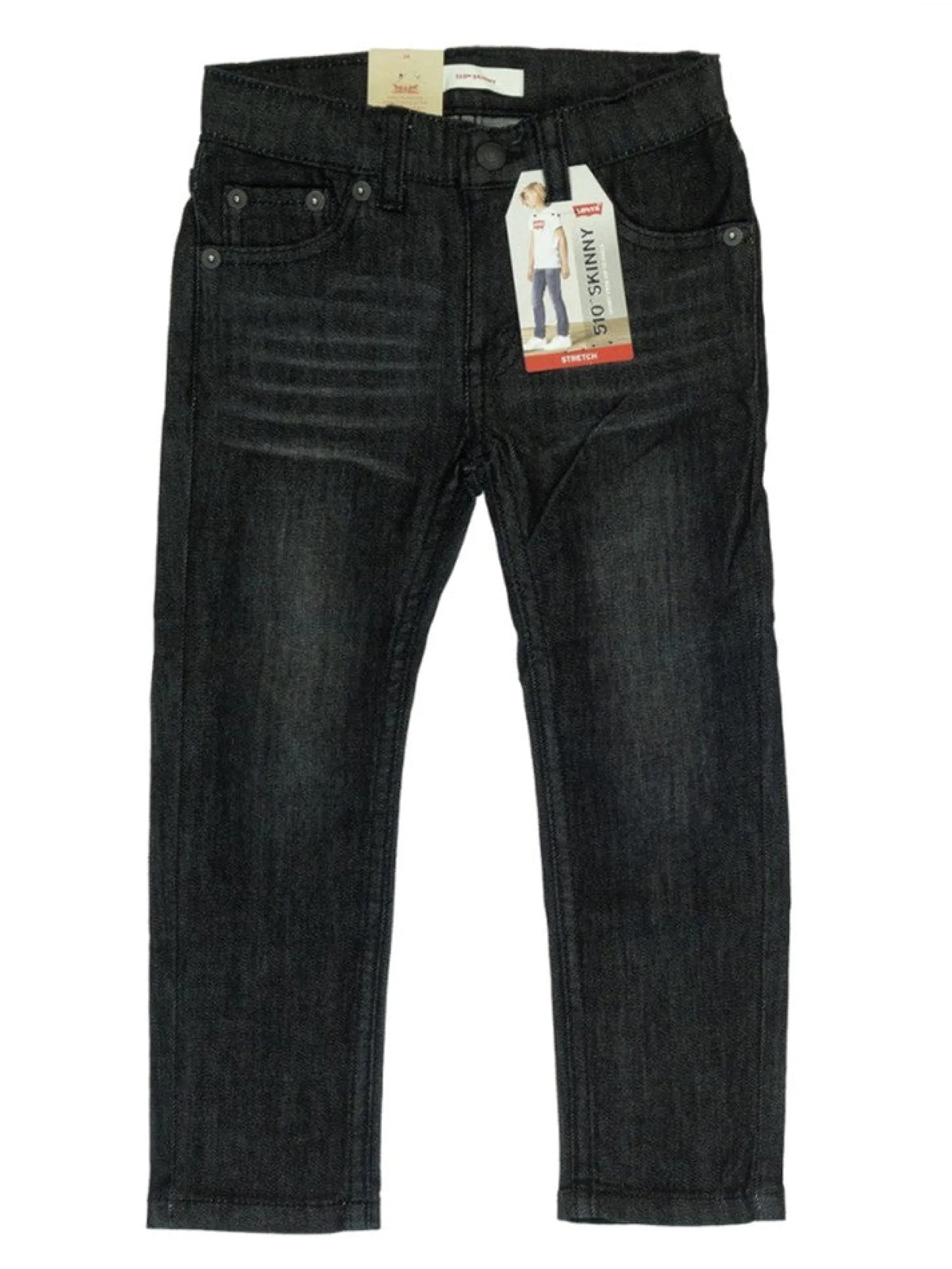 LEVIS Jeans*Pantaloni jeans Levi's neri da bambino Skinny Fit 9EF519