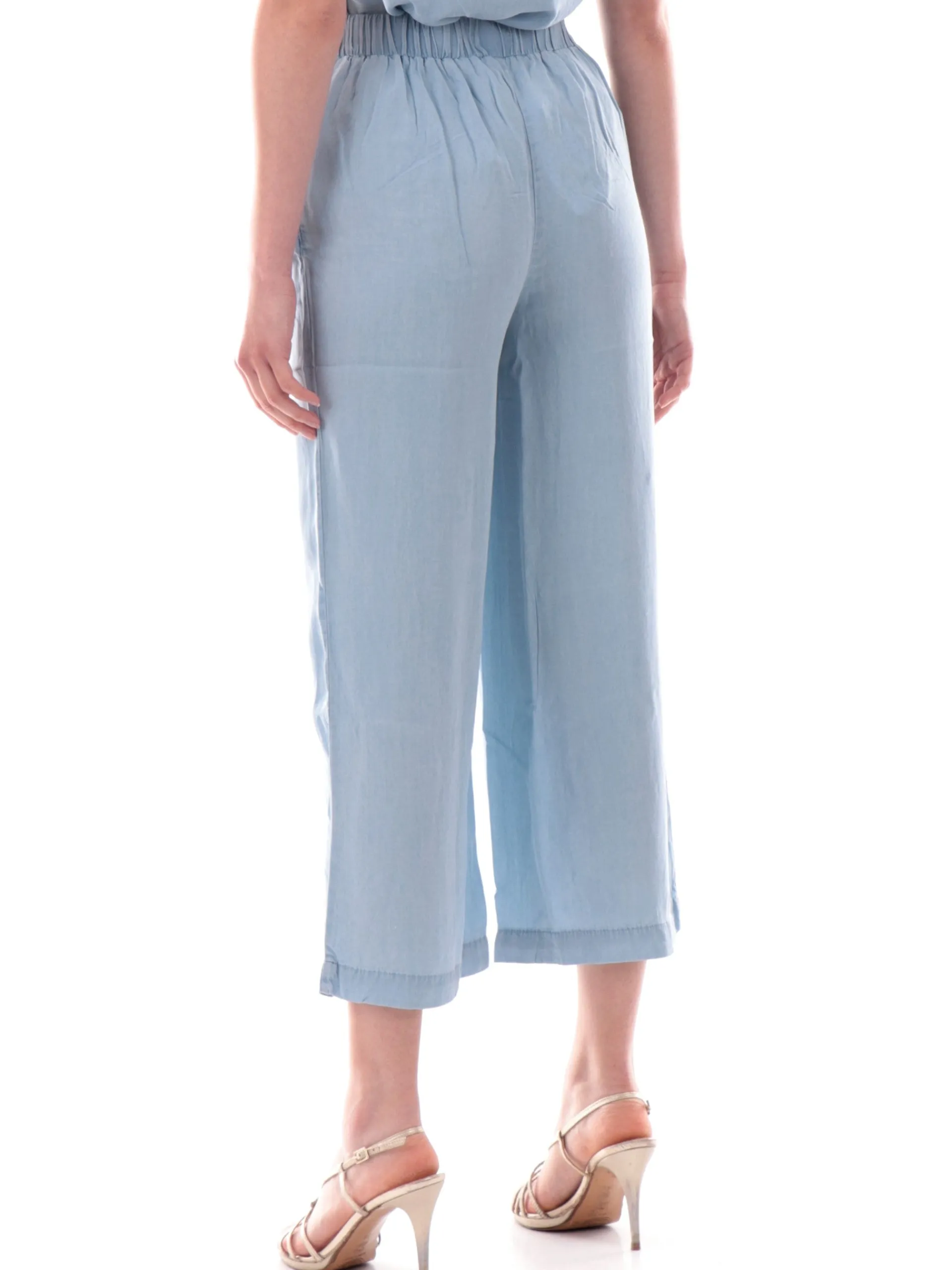 TIFFOSI Pantaloni*Pantaloni Jeans palazzo da donna a vita alta con cinture Roselin 10059976