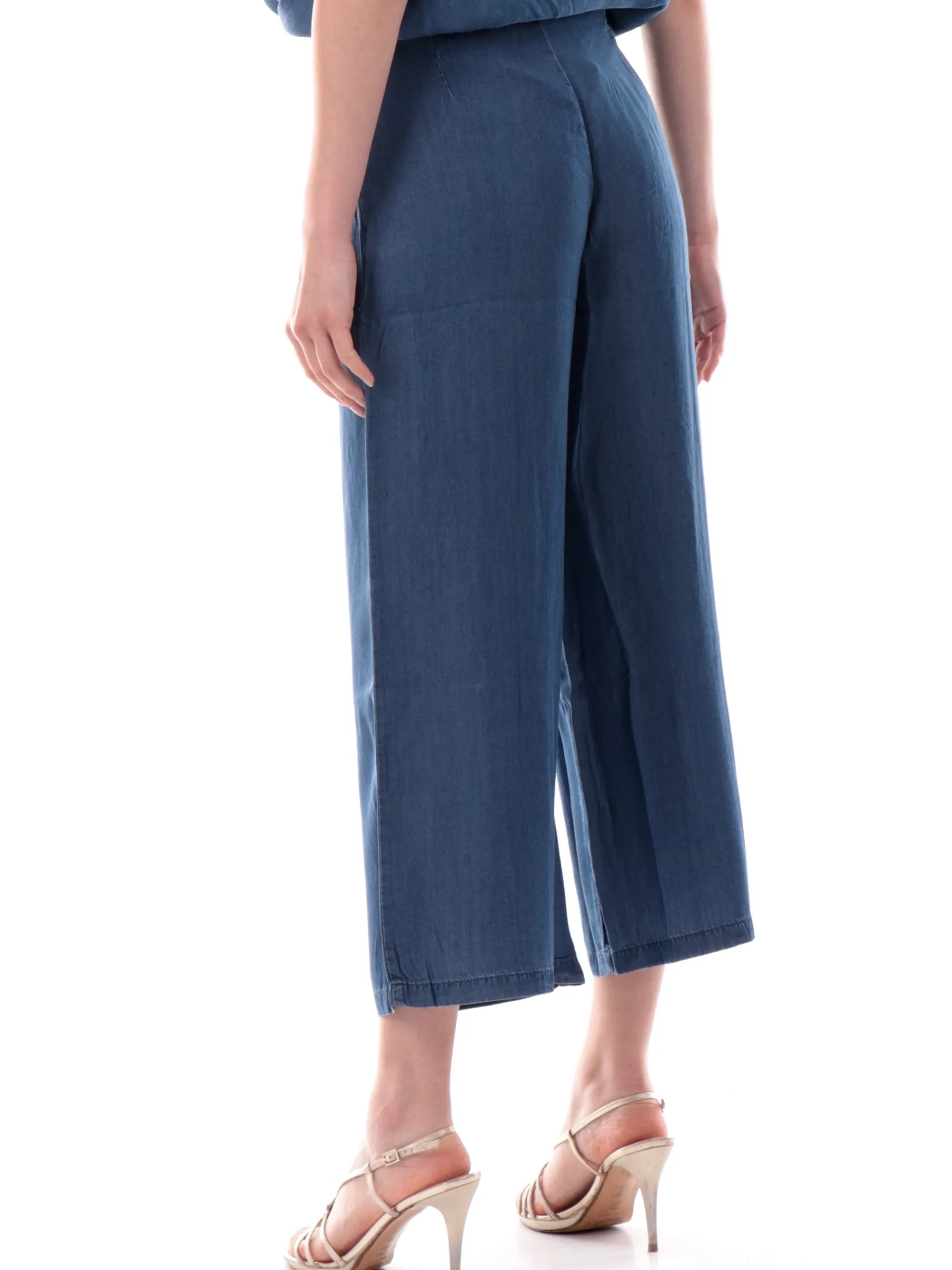 TIFFOSI Pantaloni*Pantaloni Jeans palazzo da donna a vita alta con elastico Gavin 10059973