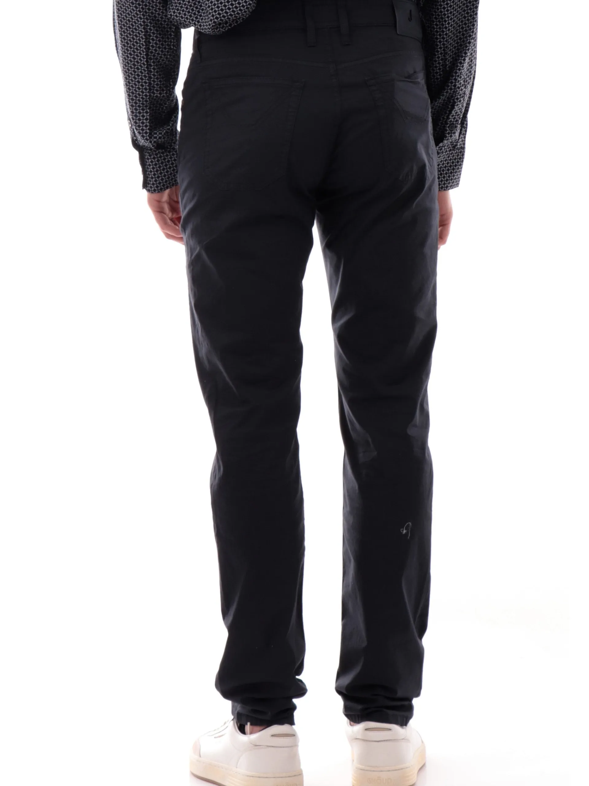 JECKERSON Pantaloni*Pantaloni John blu da uomo Slim con toppe UPPA077GABA012