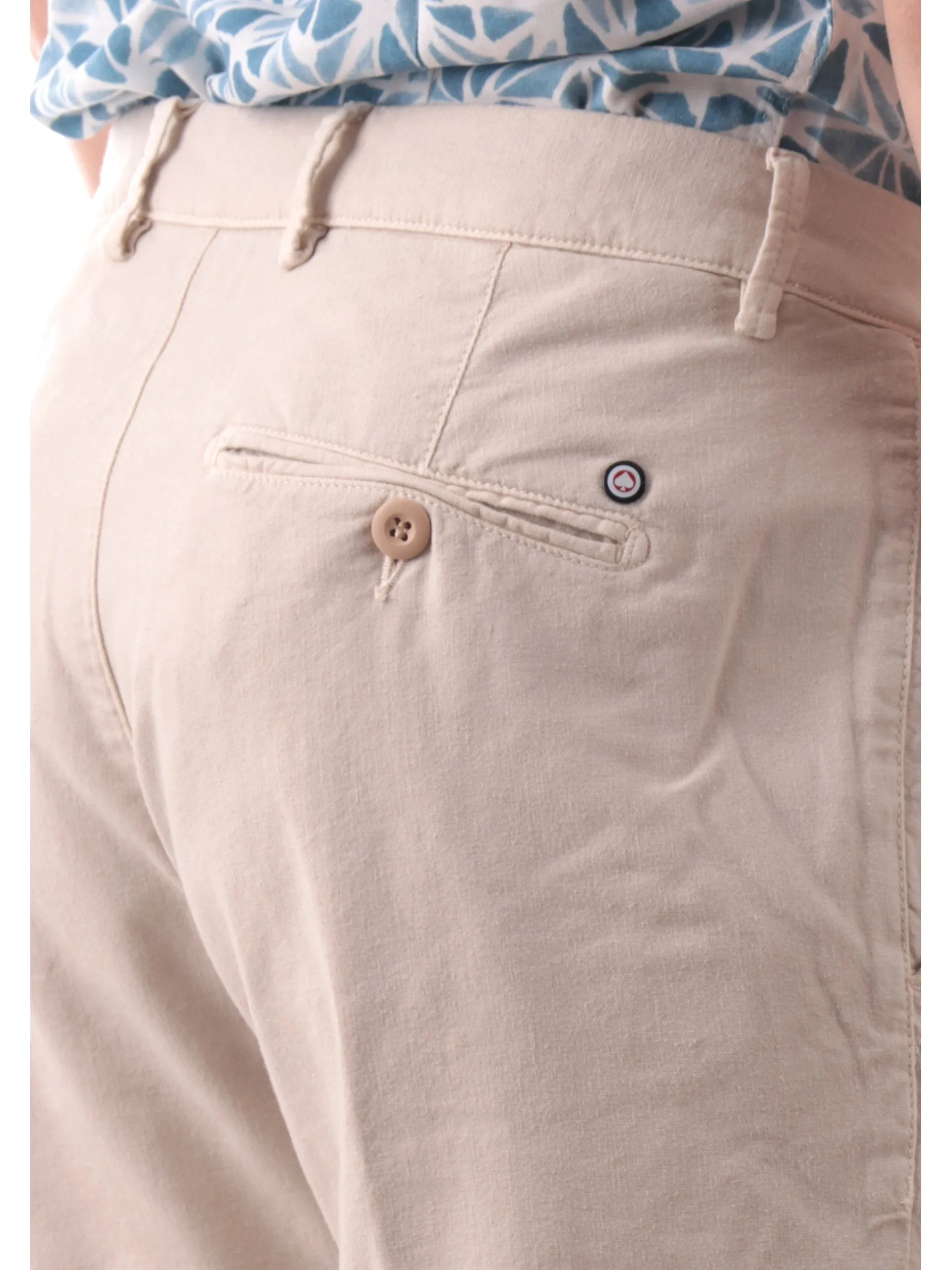 MODFITTERS Pantaloni*Pantaloni lino beige da uomo PARKLANELINO